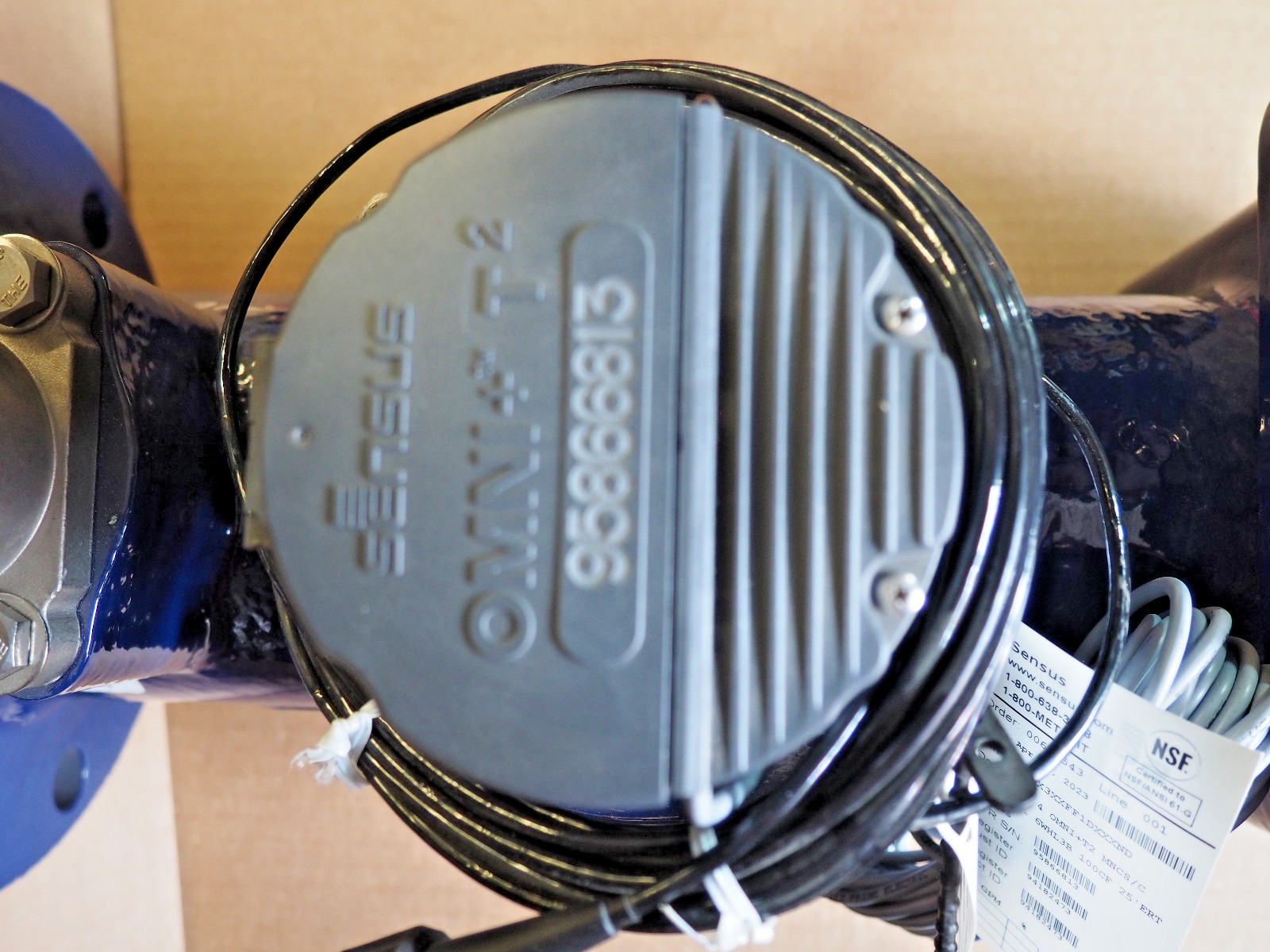Xylem SENSUS OMNI+ T2 4" WATER FLOW RATE METER & REGISTER 9 Dial