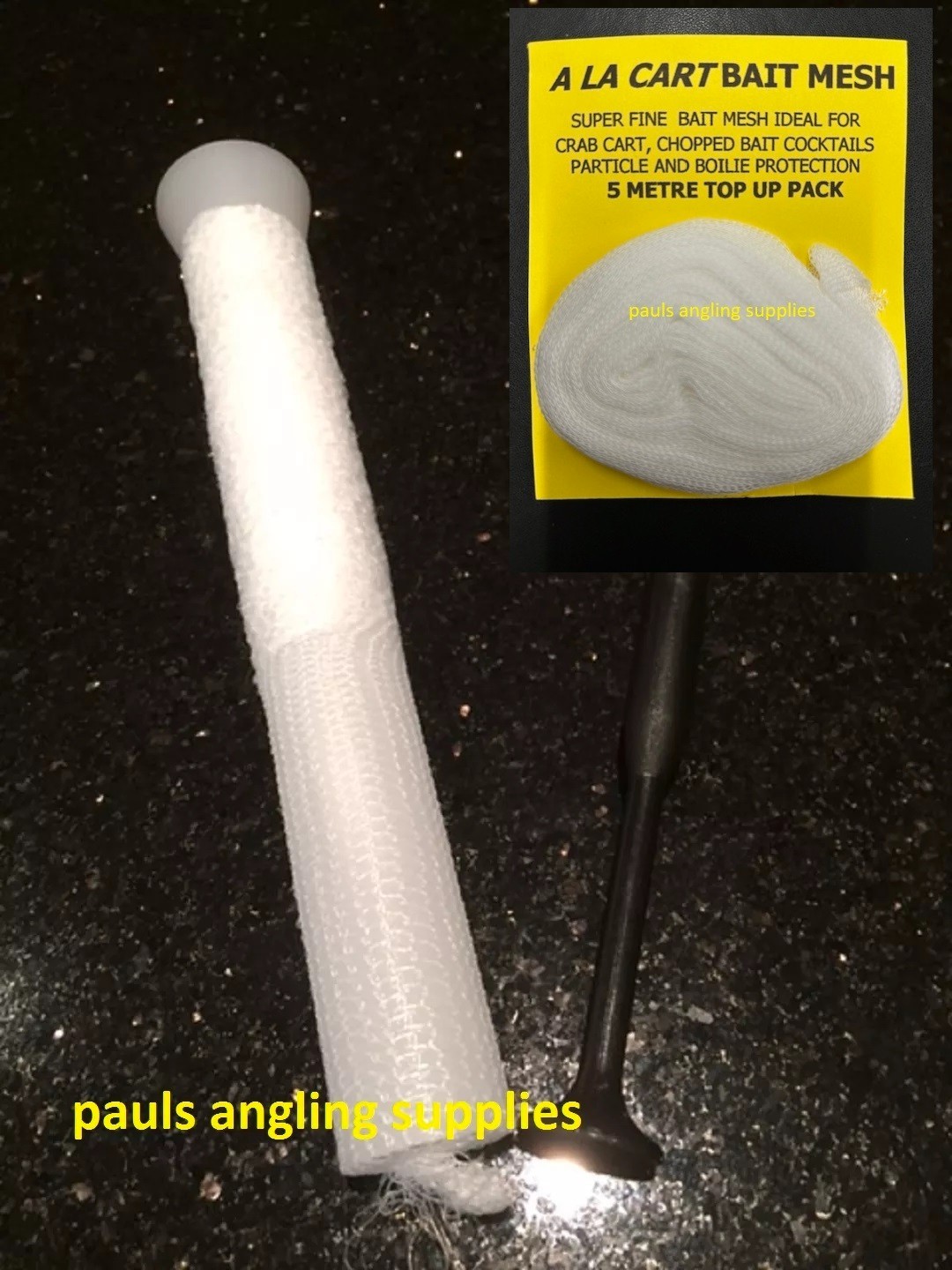 A La Cart Nylon Bait Mesh + Plunger+ Refil Sea Fishing Carp Fishing Protect Bait
