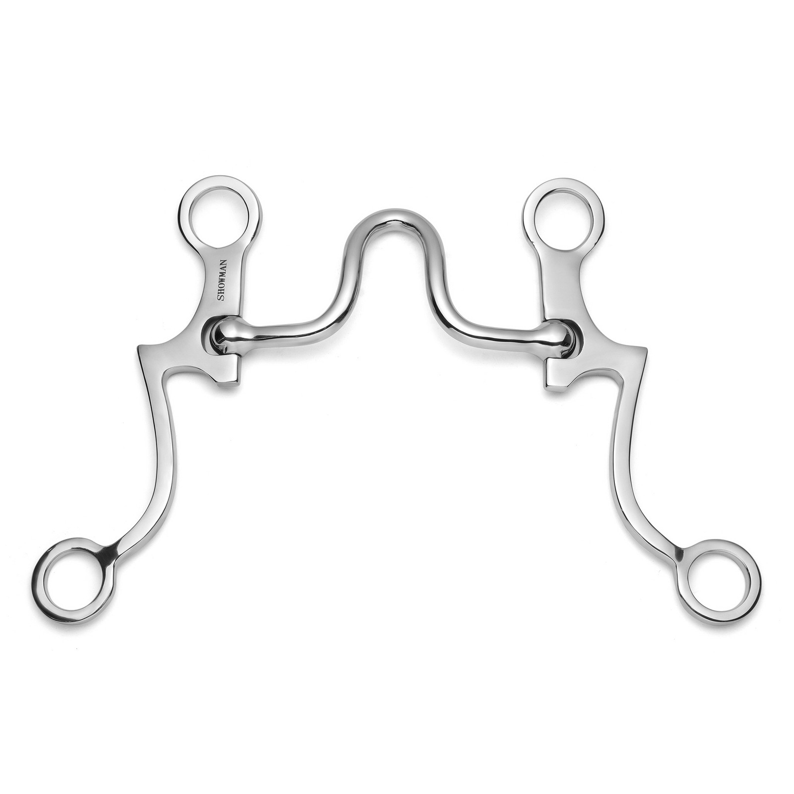 Showman Seven Shank Bit w/ High Port Curb