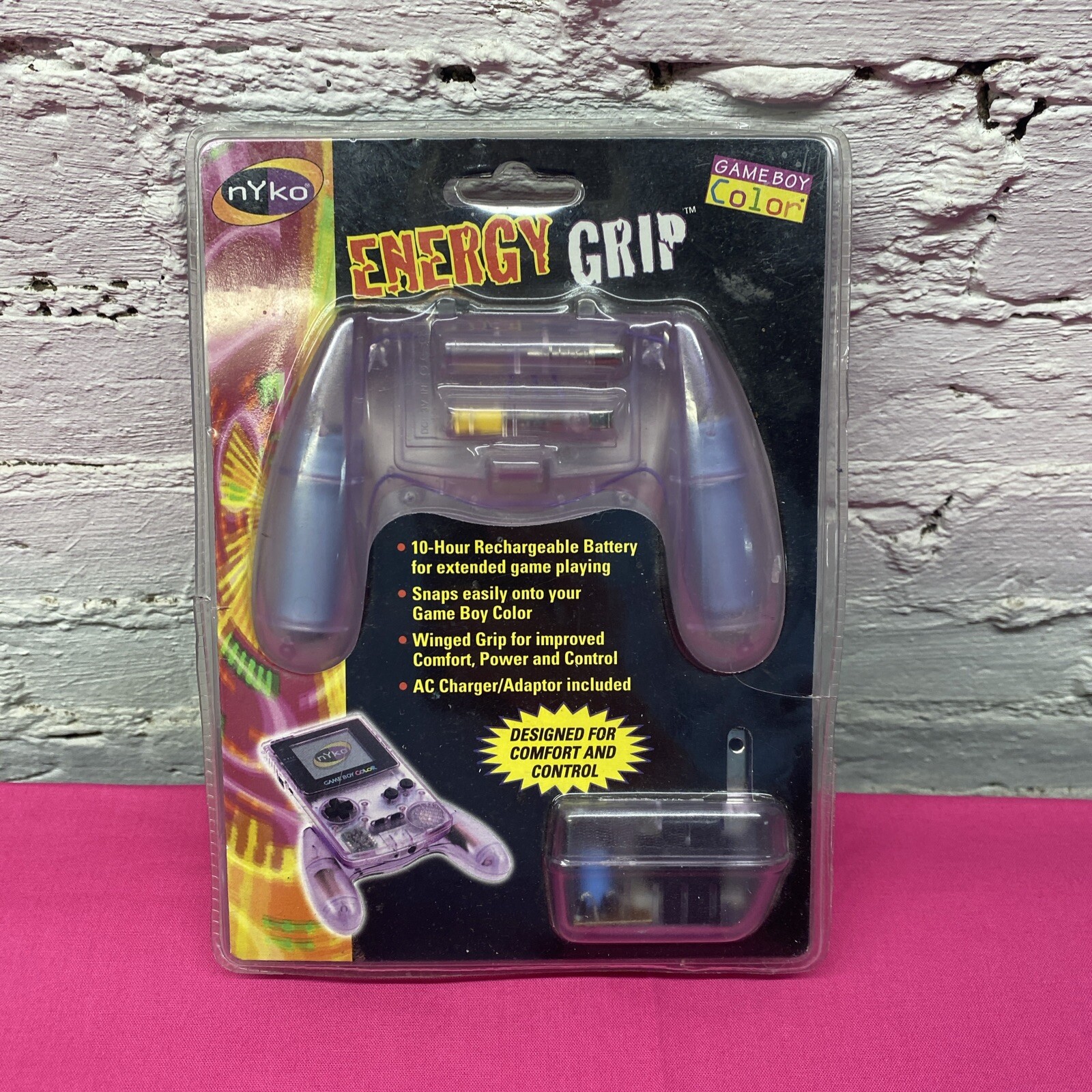 Energy Grip Nyko for Nintendo Game Boy Color Video Game System Sealed