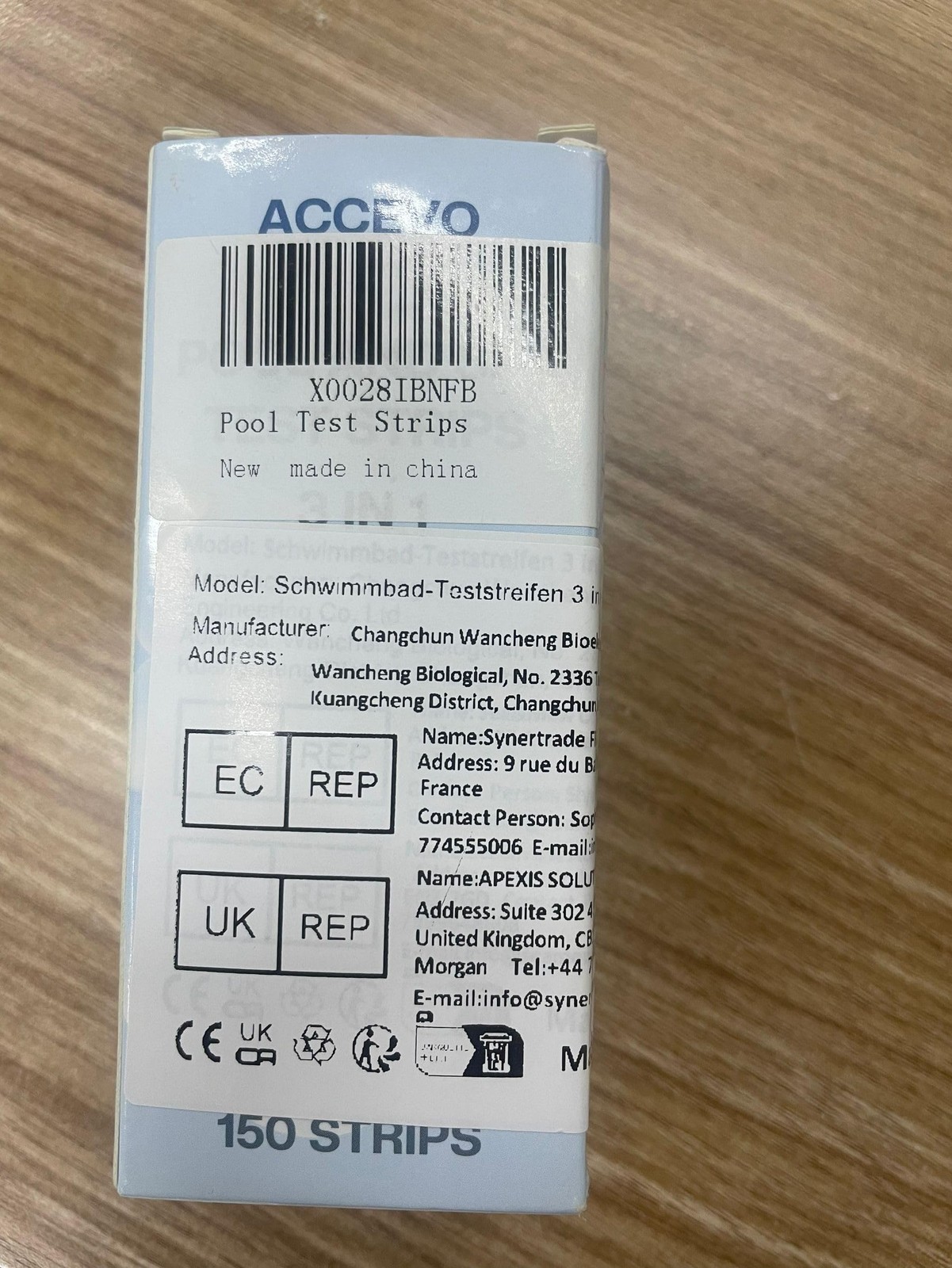 Accevo Hot Tub Test Strips，3-in-1 Pool Water Testing Kit for...