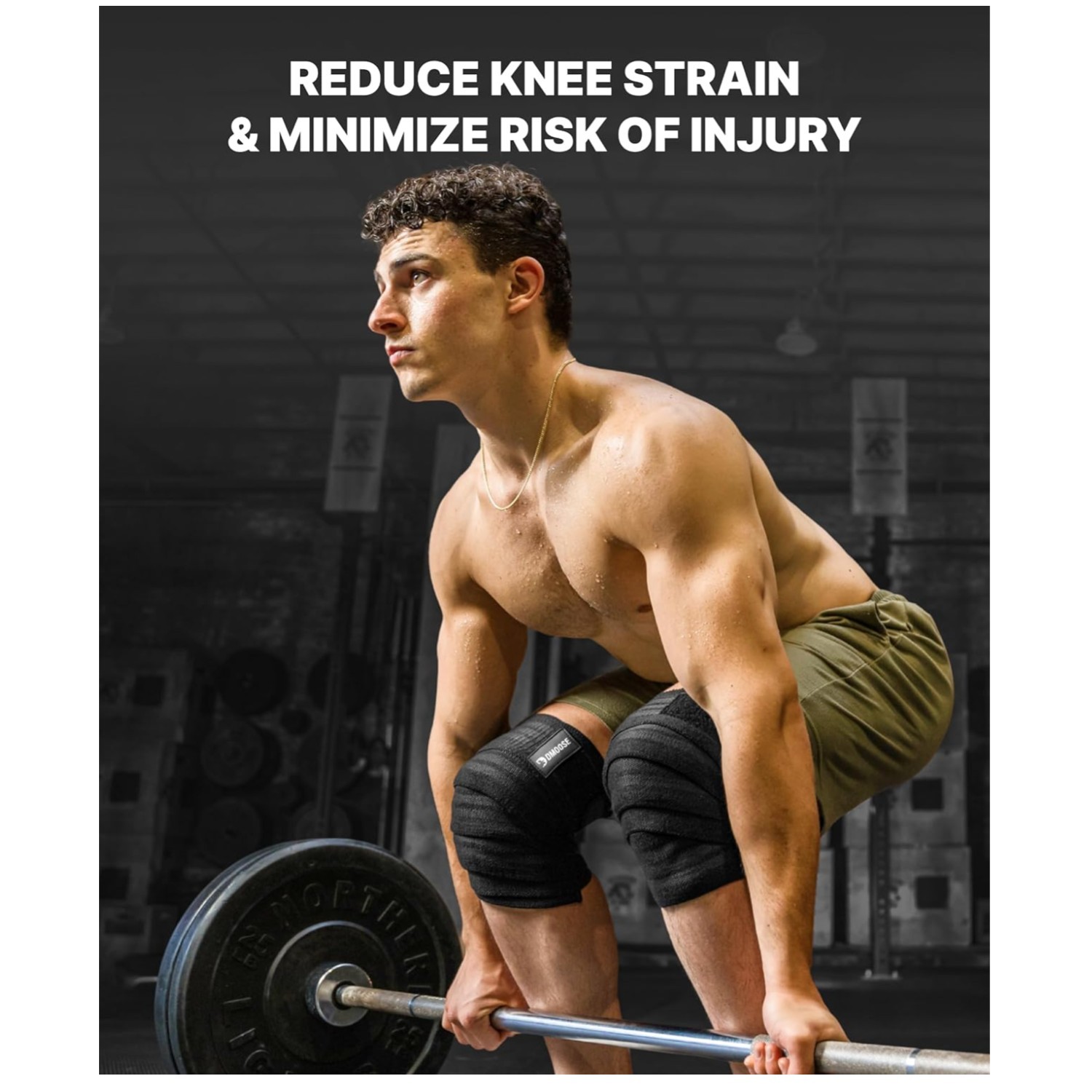 Heavy-Duty Knee Brace Straps - Reinforced Construction