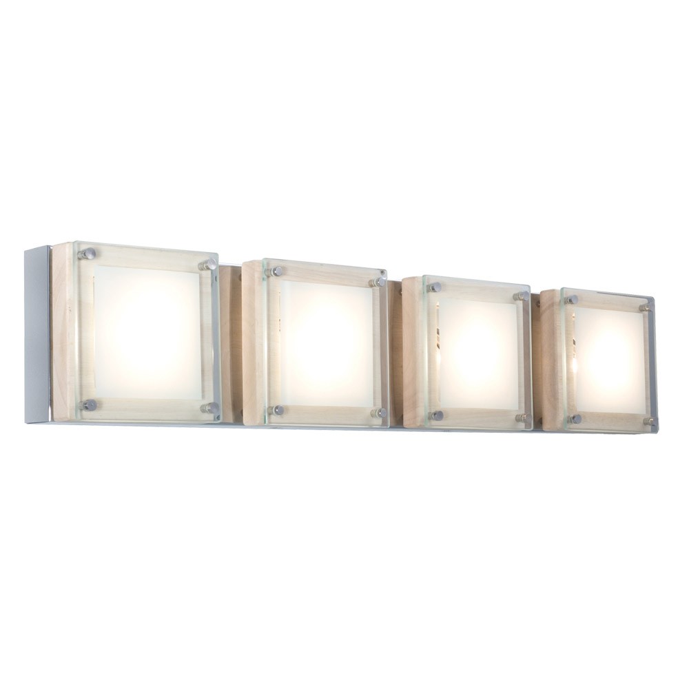Jesco Lighting WS306H-4BI Quattro Wall Sconce Chrome