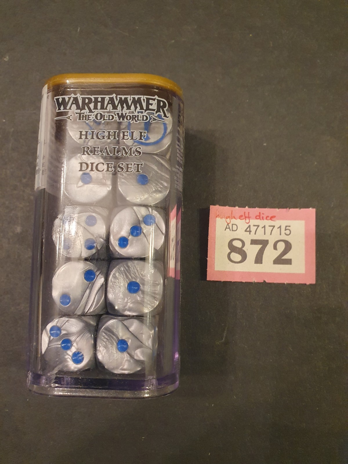High Elf Realms Dice Set -  Warhammer Fantasy / The Old World