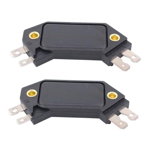2Pcs Ignition Control Module 4 Pin HEI Distributor for GM Chevy Pontiac
