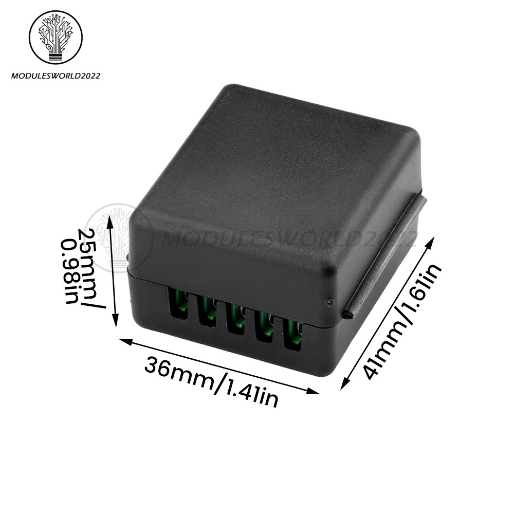 433Mhz 5-60V 1CH Wireless Remote Control Switch Relay Receiver Module with Case