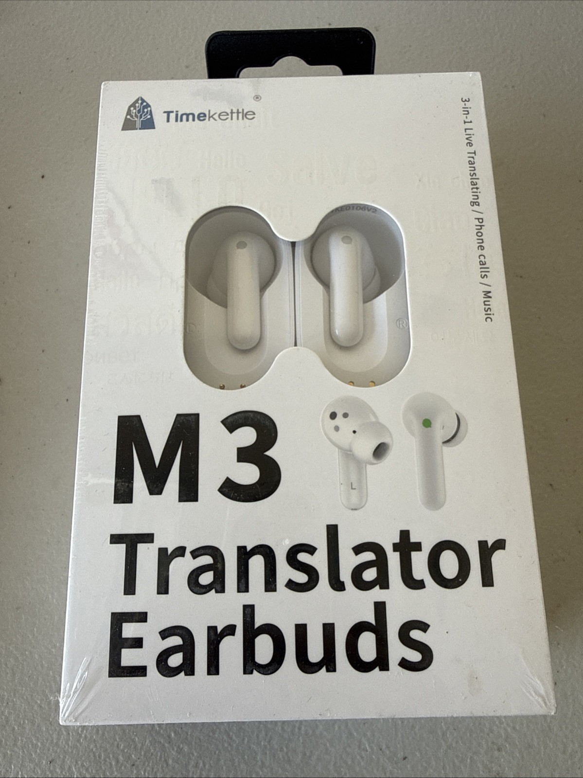 Timekettle M3 Translator Earbuds – 3-in-1 Live Translation, New Sealed