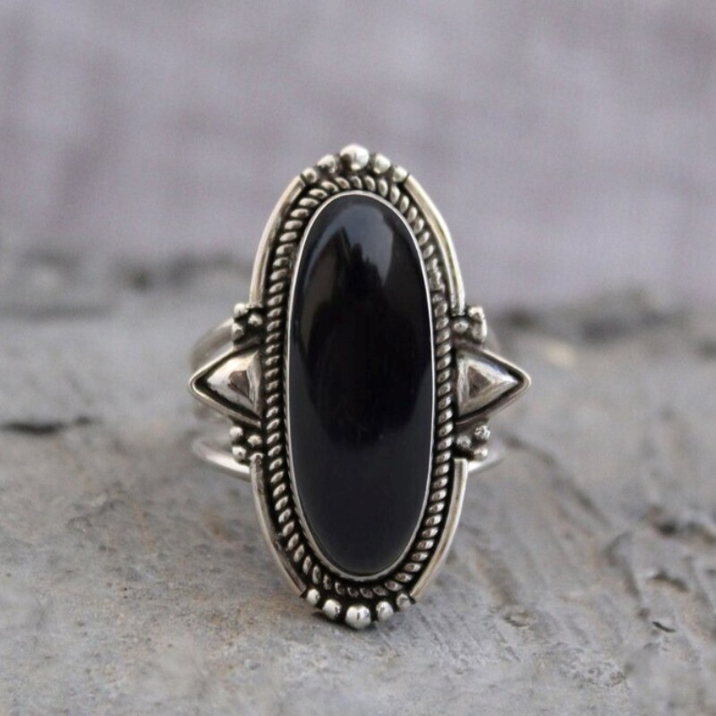 Solid 925 Sterling Silver Beautiful Rings for Women with Fine Gemstones
