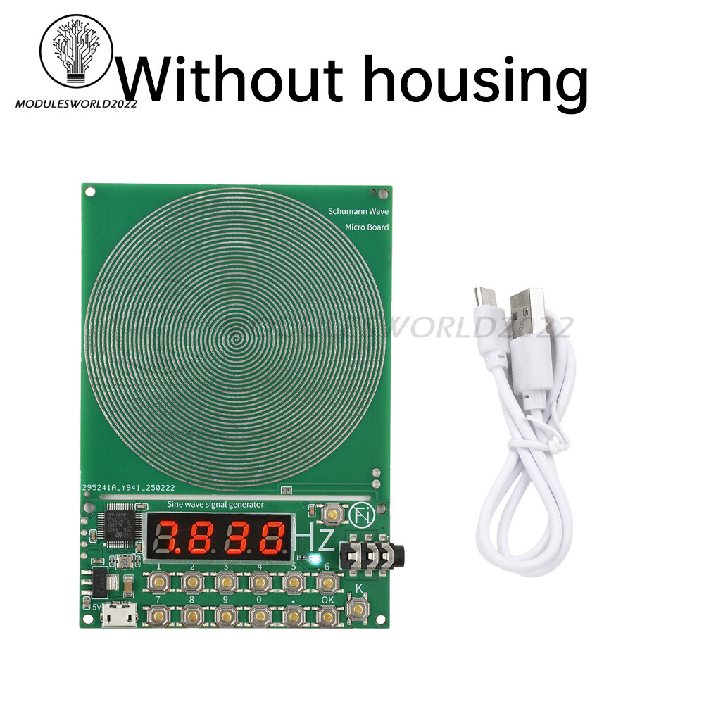 Digital Schumann Wave Generator Adjustable 0.1Hz~100kHz Sine Wave With Shell
