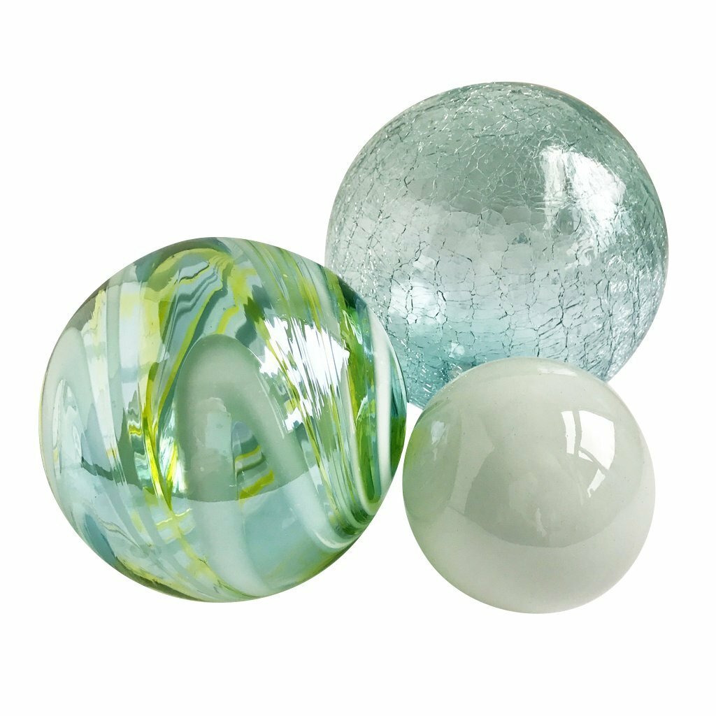 Sphere set of 3 - Cheerful & Sky