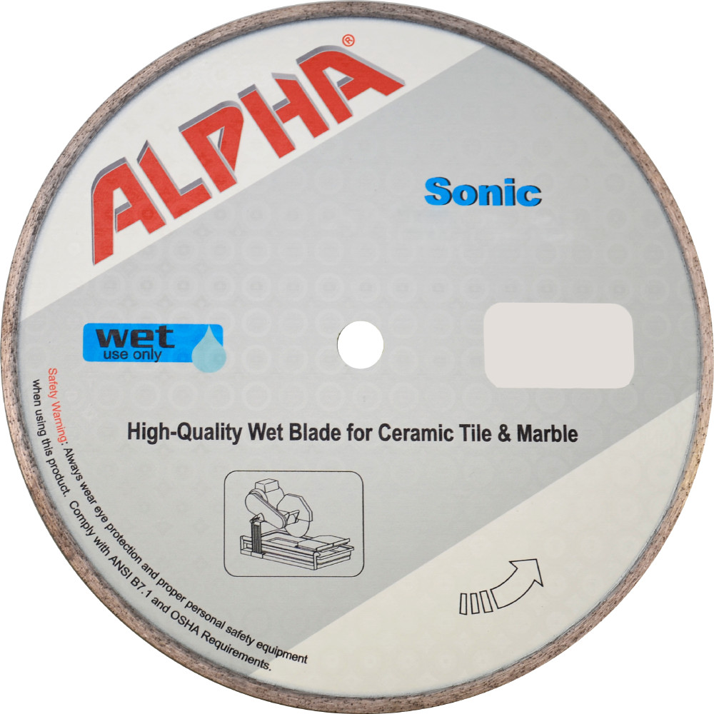 Alpha Professional Tools Sonic Wet Blade 10"- TS10AL