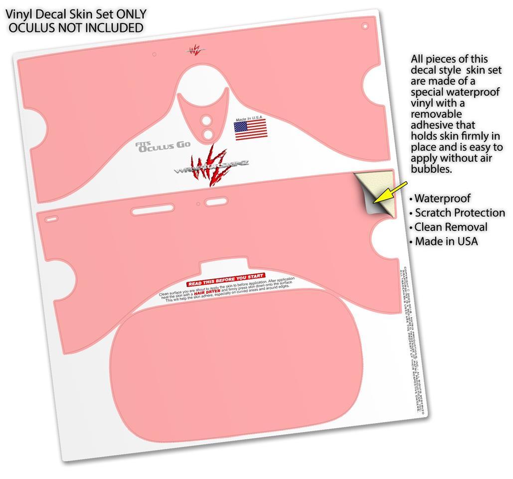 Skin Wrap for Oculus Go Solids Collection Pink