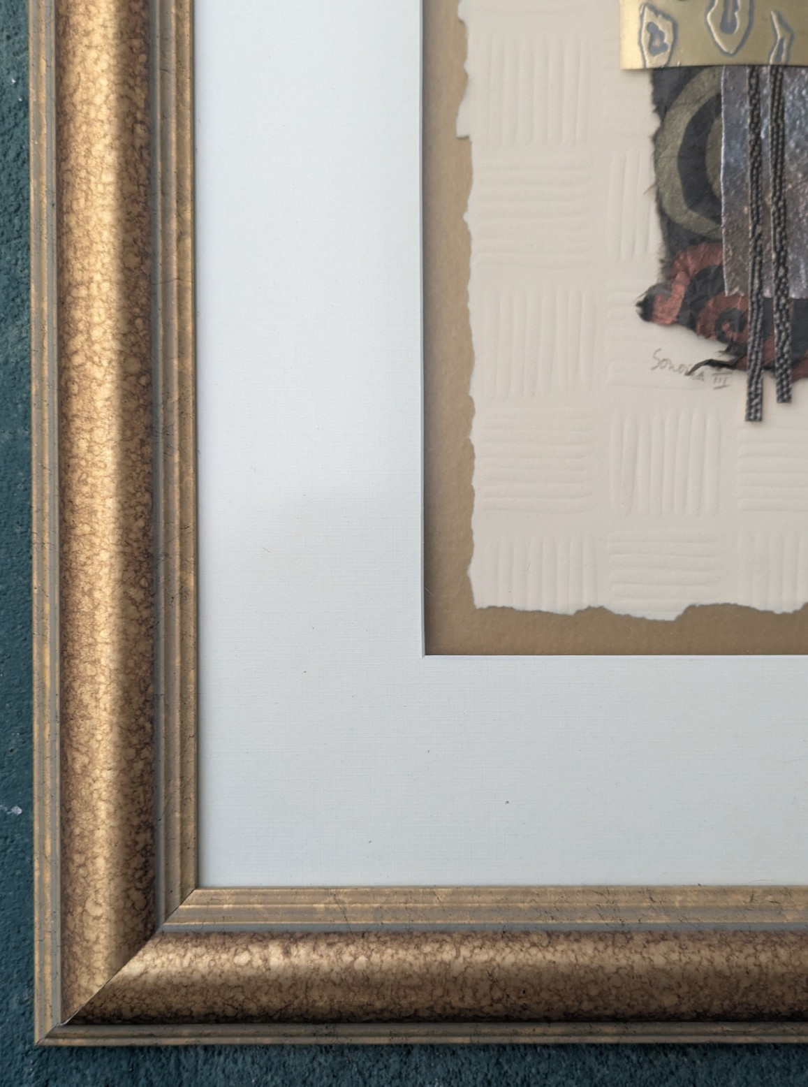 J. Broe Mixed Media Art Piece Sonoma III Signed