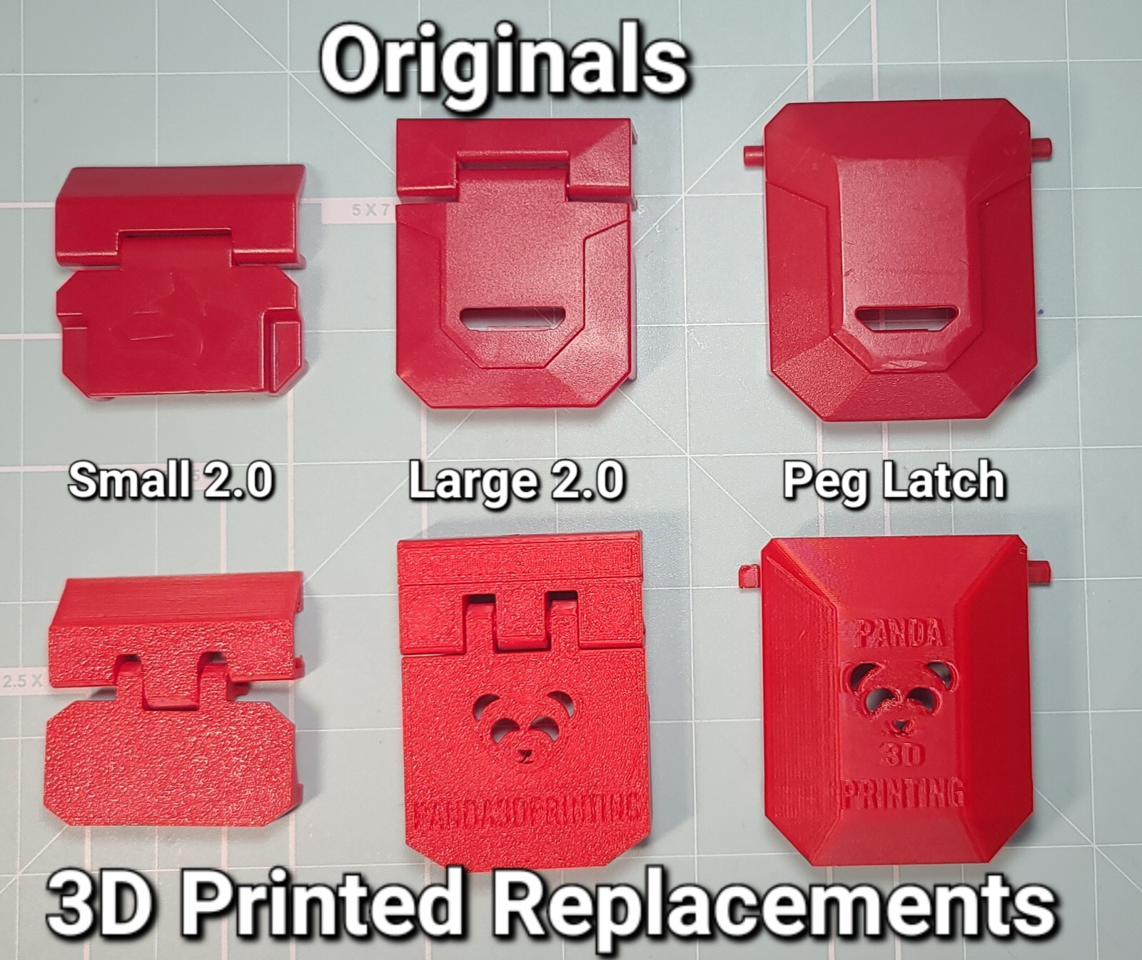 HUSKY toolbox Latch Replacement_Clamp_Lock_3D Printed Stronger Design