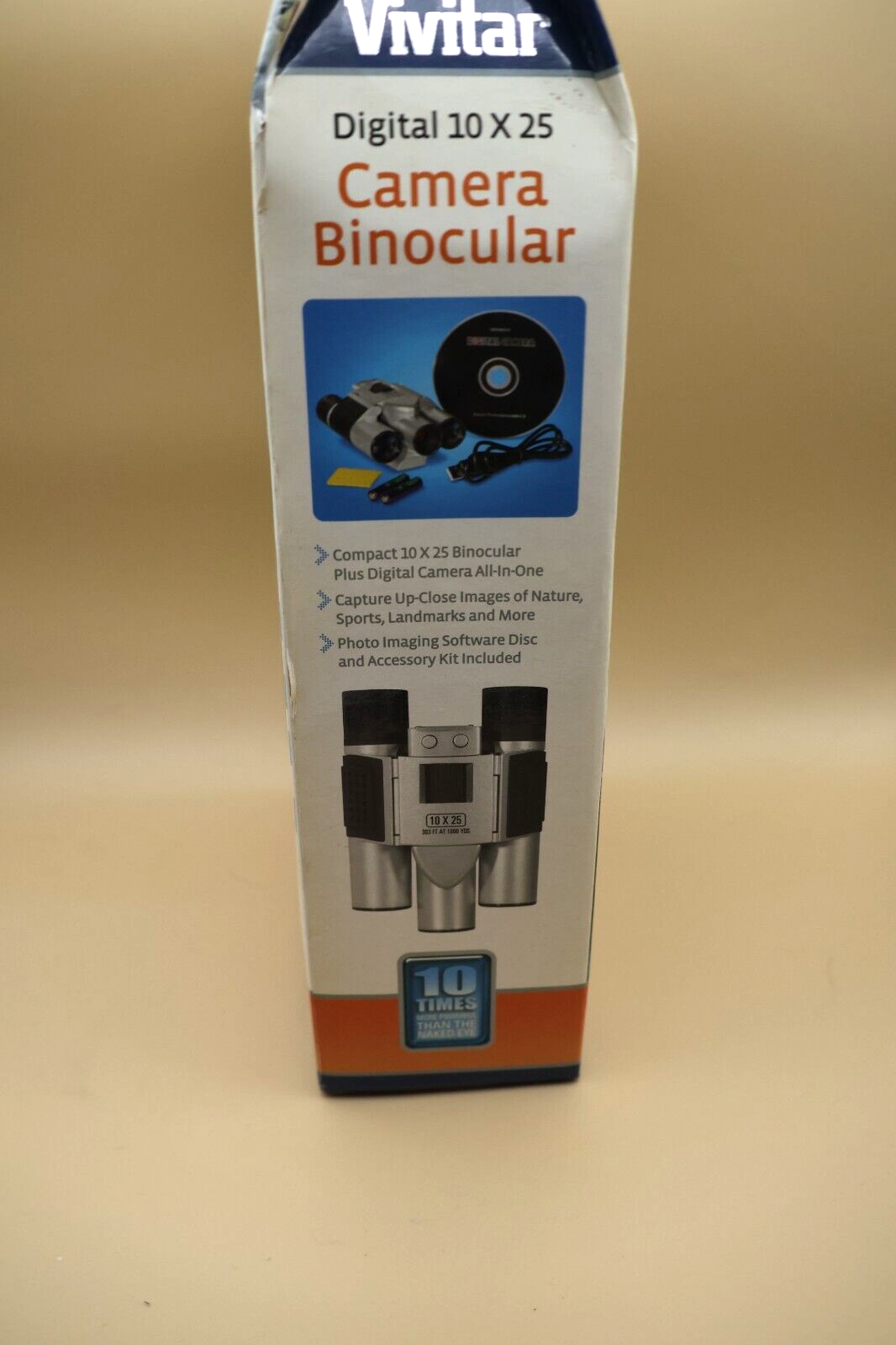 NEW Vivitar Digital Binocular Camera 10x25 Model 1611211 Open Box