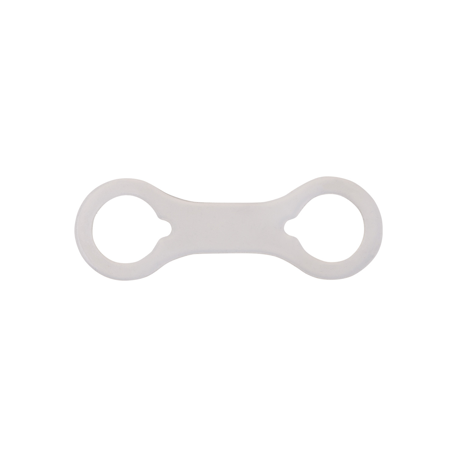 IST Flat Cutout Universal Snorkel Keeper, Silicone - Clear
