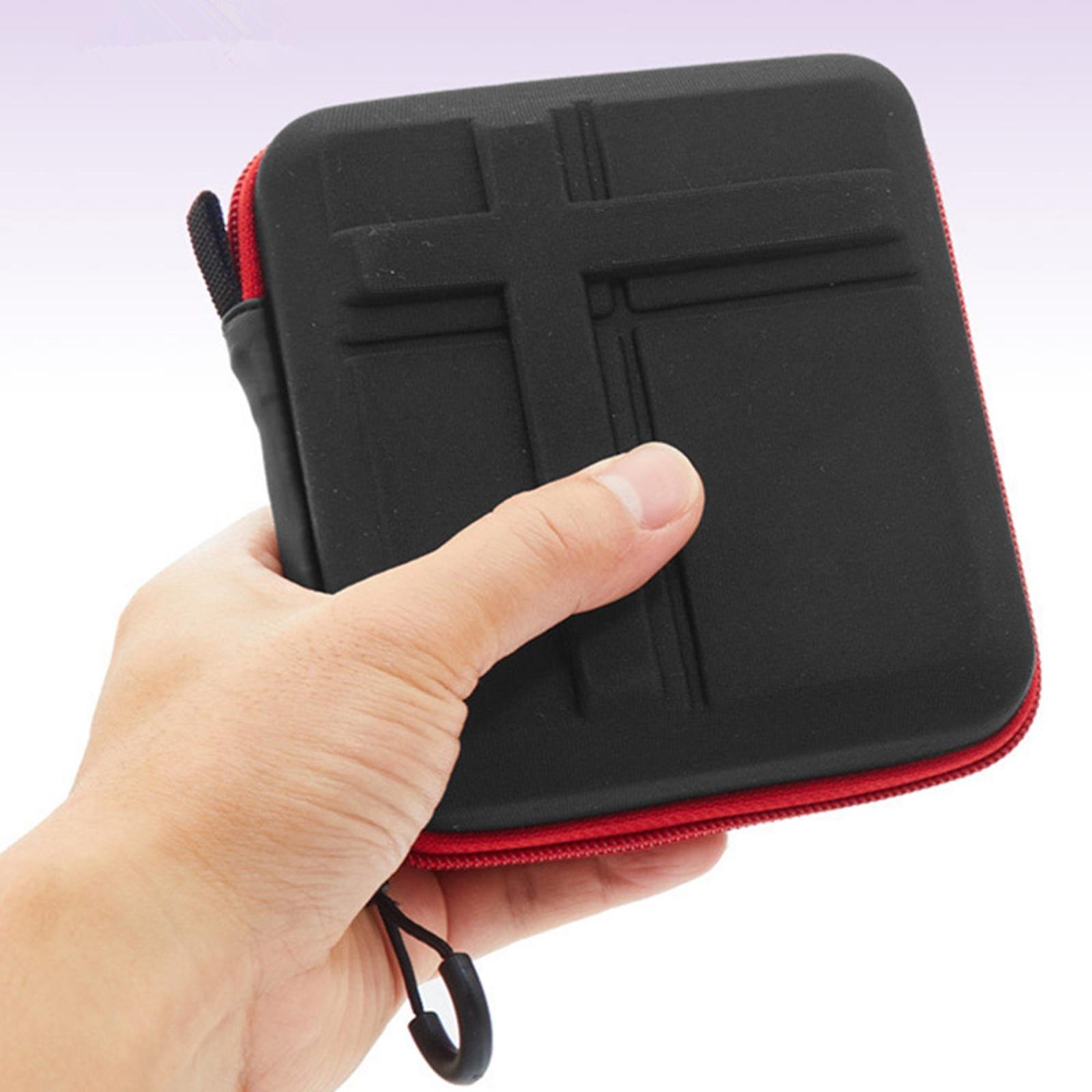 8 Slots Camera Lens Filter Protective Storage Case Pouch Bag Wallet W/ Strap y