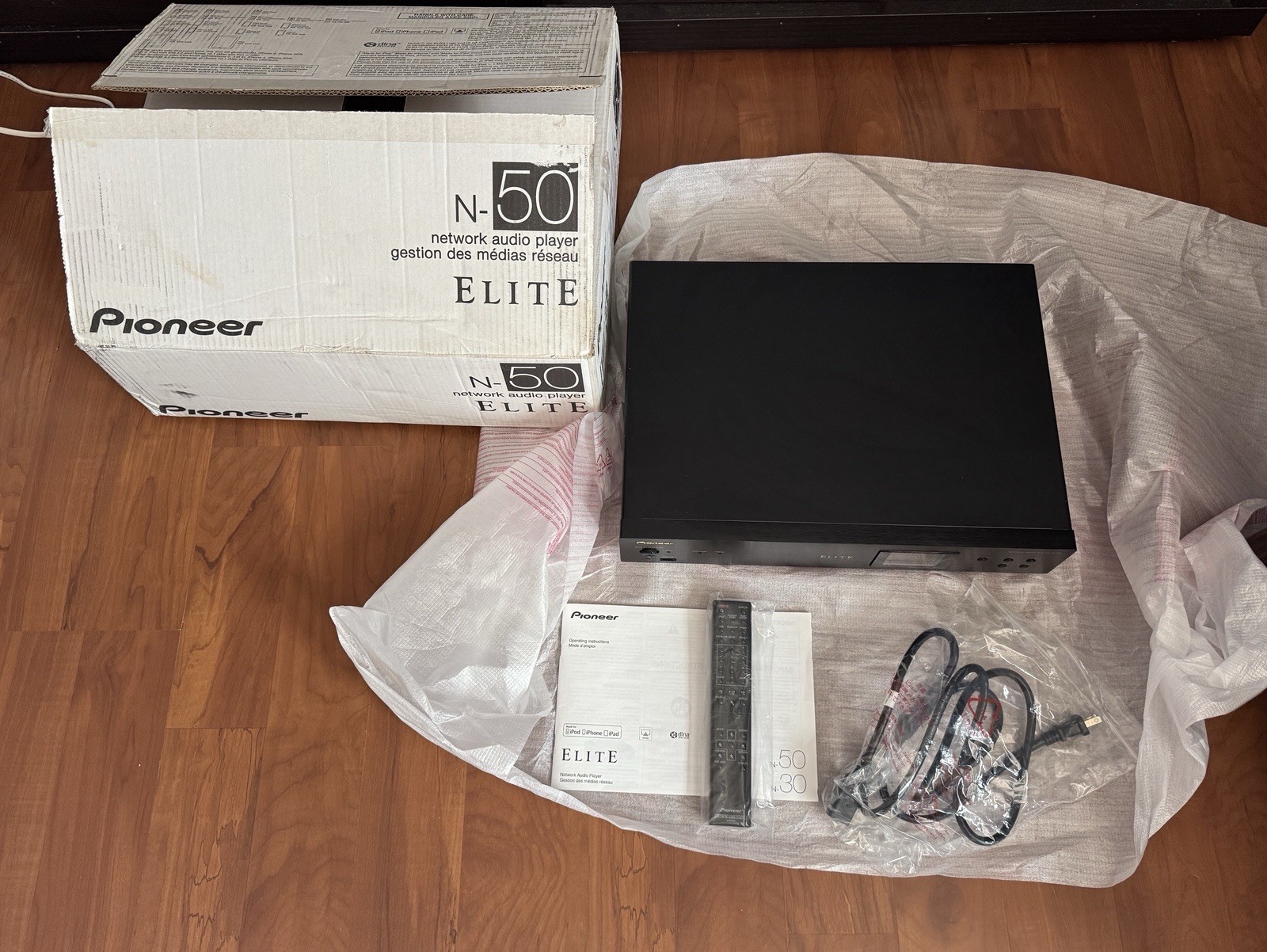 Pioneer N50 Network Audio Player Elite - Black Color N-50 With Box Tested!