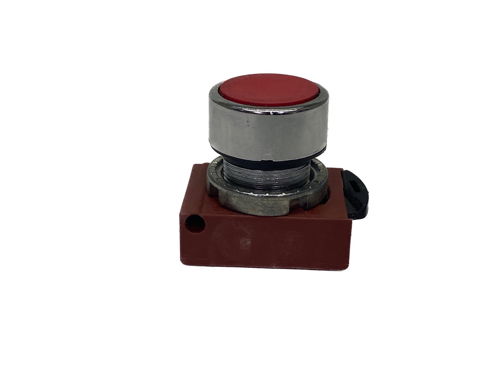 NOS General Electric 22mm Red Flush Round PushButton Switch P9CPNRG