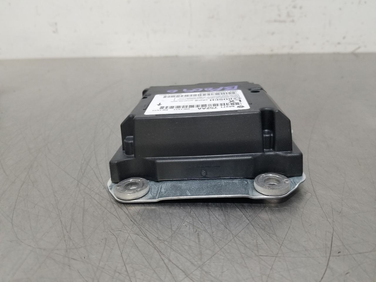 19 2019 CHRYSLER 300 SRS RESTRAINT CONTROL MODULE 68371752AA