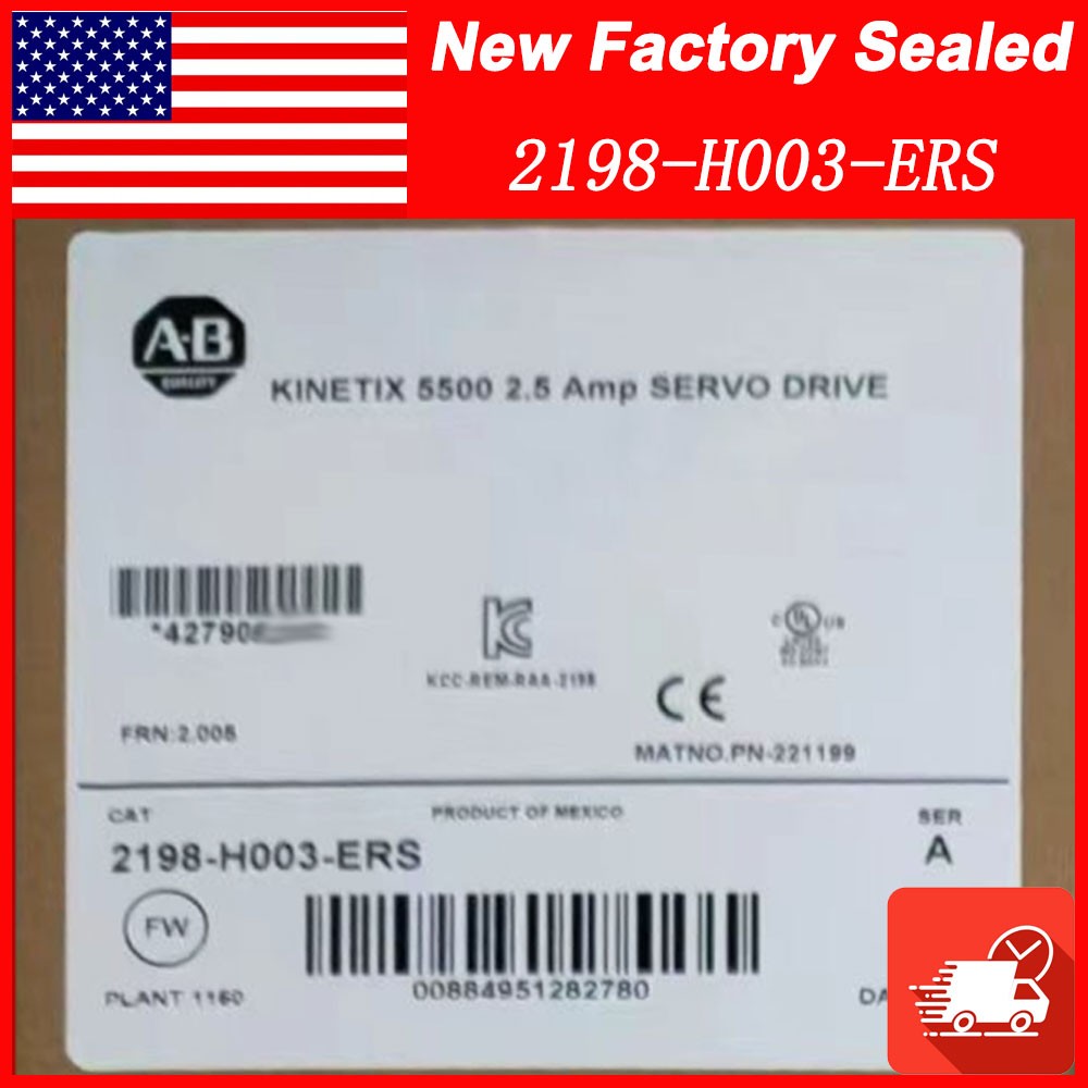 AB 2198-H003-ERS KINETIX 5500 SERVO DRIVE FREE SHIPPING 2198H003ERS