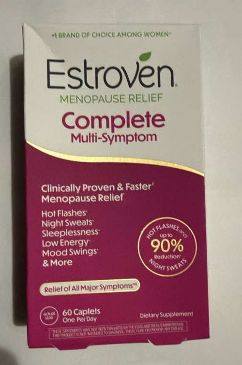Estroven Complete Multi Symptom Menopause Relief 60 Caplets - Exp 08/2027 - New