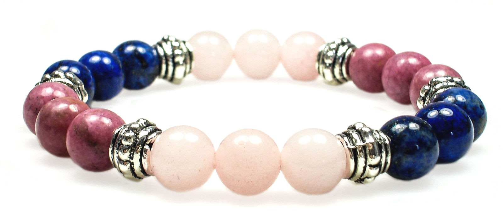 RELATIONSHIP RESCUE 8mm Crystal Intention Bracelet w/Description- Healing Stone