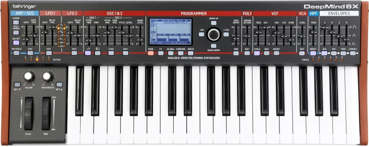 Behringer DeepMind 6X Polyphonic Analog Synthesizer
