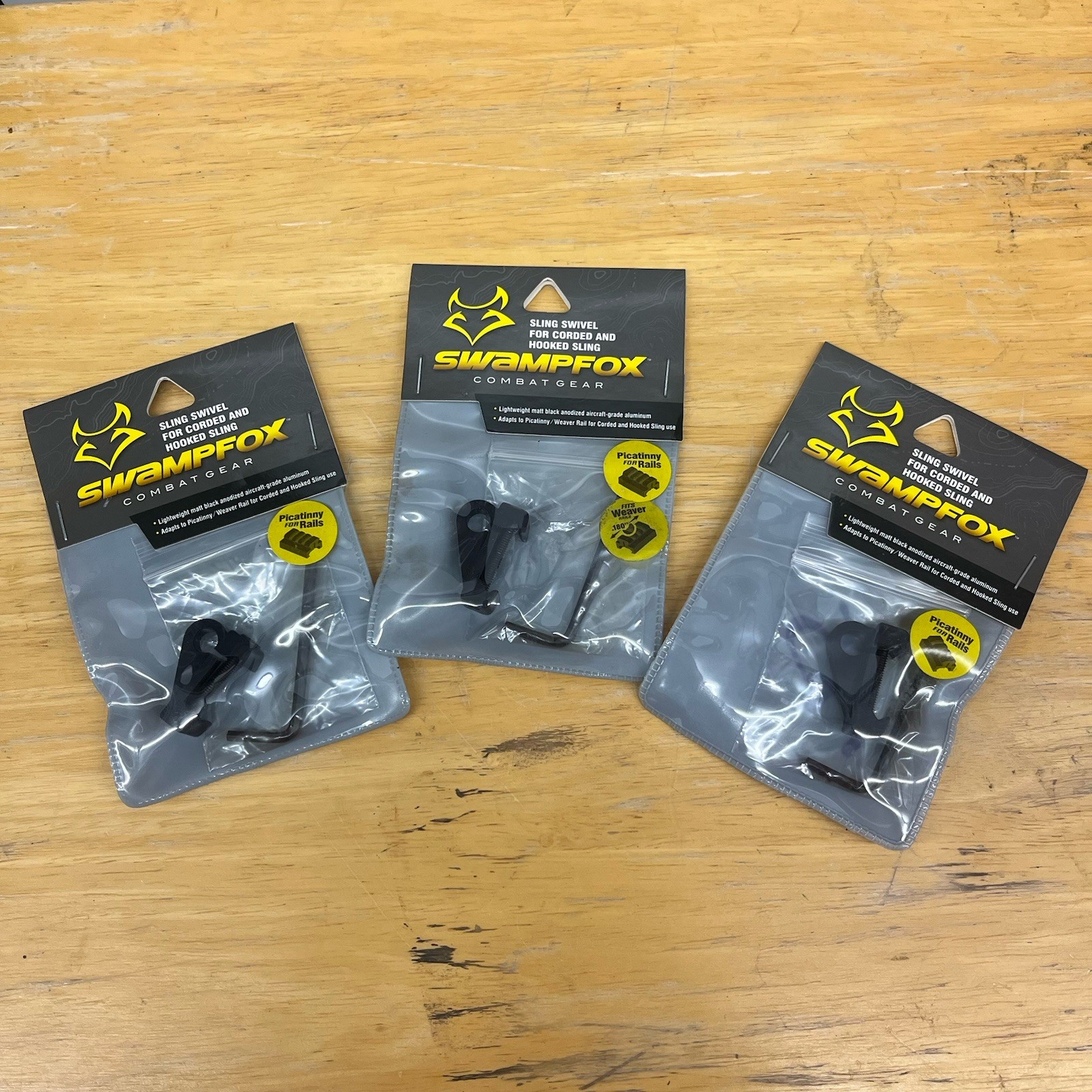 Swampfox Combat Gear Sling Swivel for Belt Sling TSL-SW077 Lot Of 3