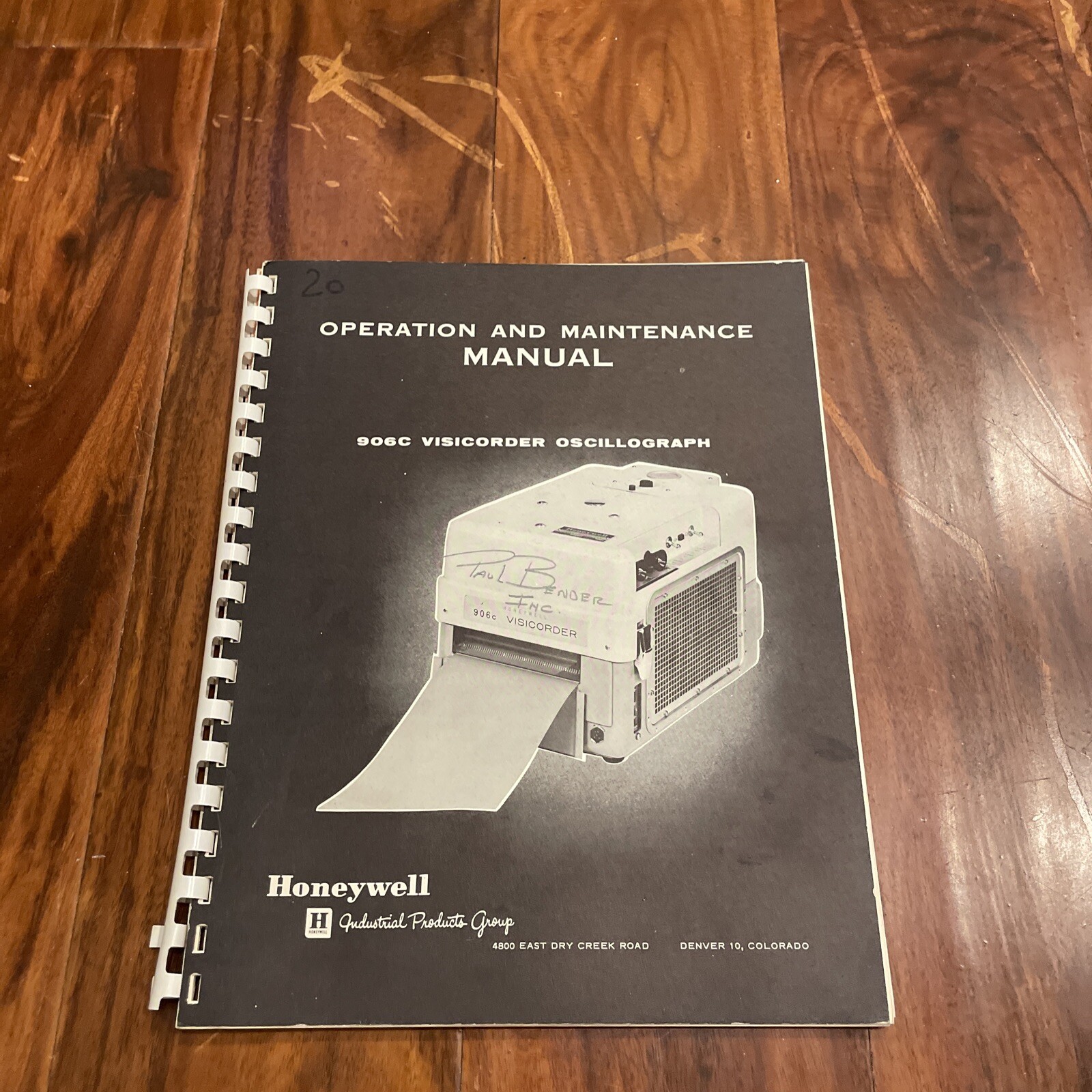 Honeywell Model 906C Visicorder Oscillograph Operation Manual 903696 March 1962