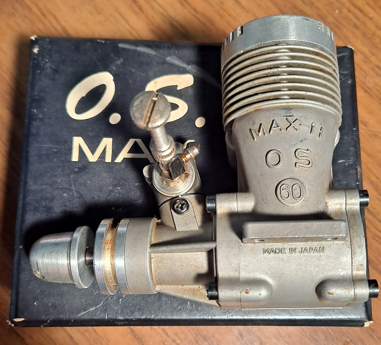 Vintage OS-MAX 60 H60F GP nitro glow R/C plane engine  USED, very good!