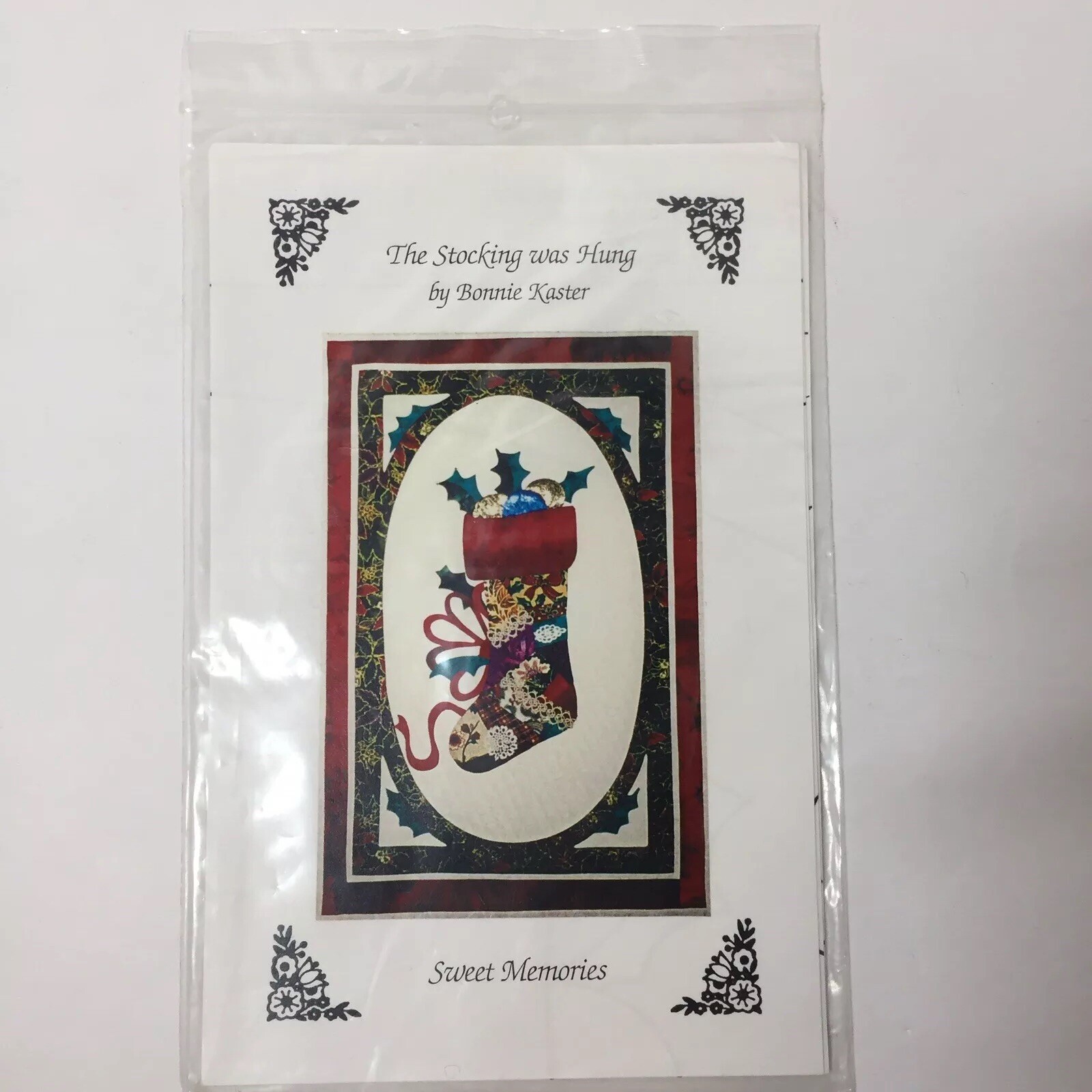 The Stocking Was Hung Quilt Pattern 18" x 28" Sweet Memories