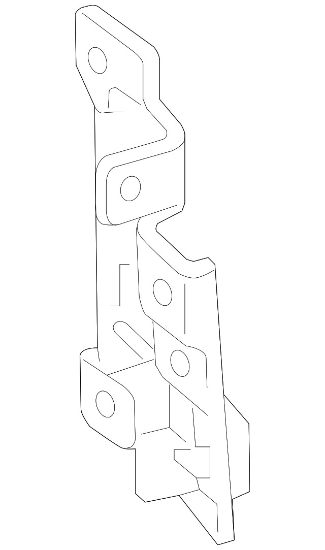 Genuine Audi Blind Spot Detection System Warning Sensor Bracket 80A-907-908-C