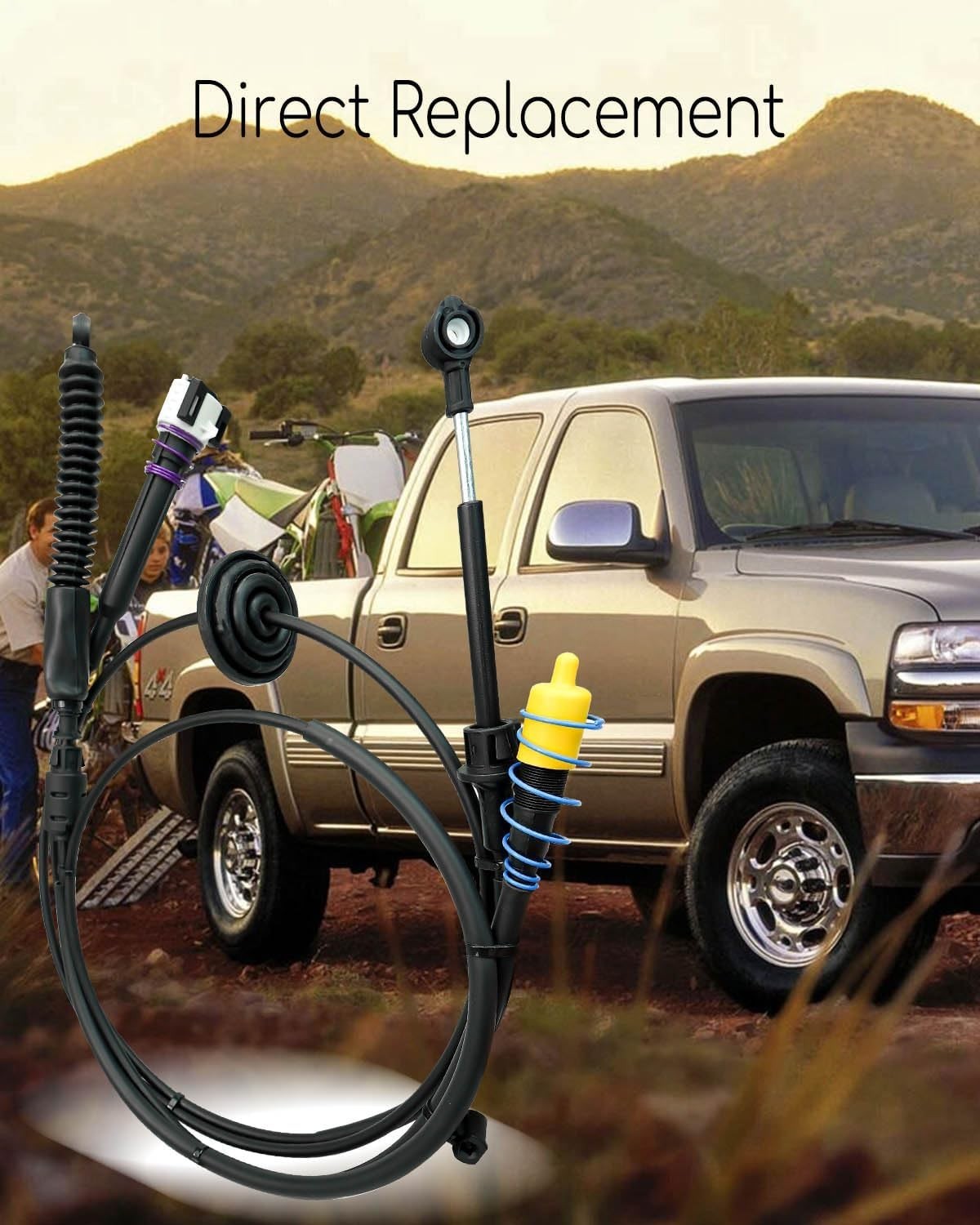 Gearshift Control Cable Replace 12477640 Fit for Chevrolet Silverado GMC Sierra