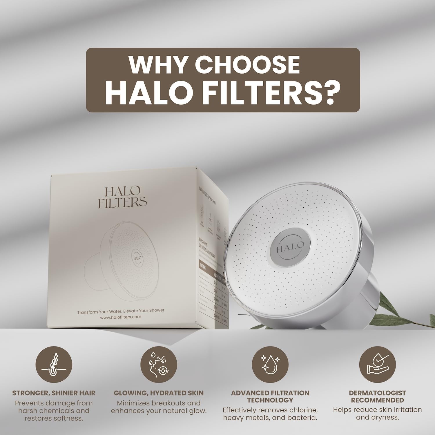 Filtered Shower Head - High Pressure Showerhead Filter