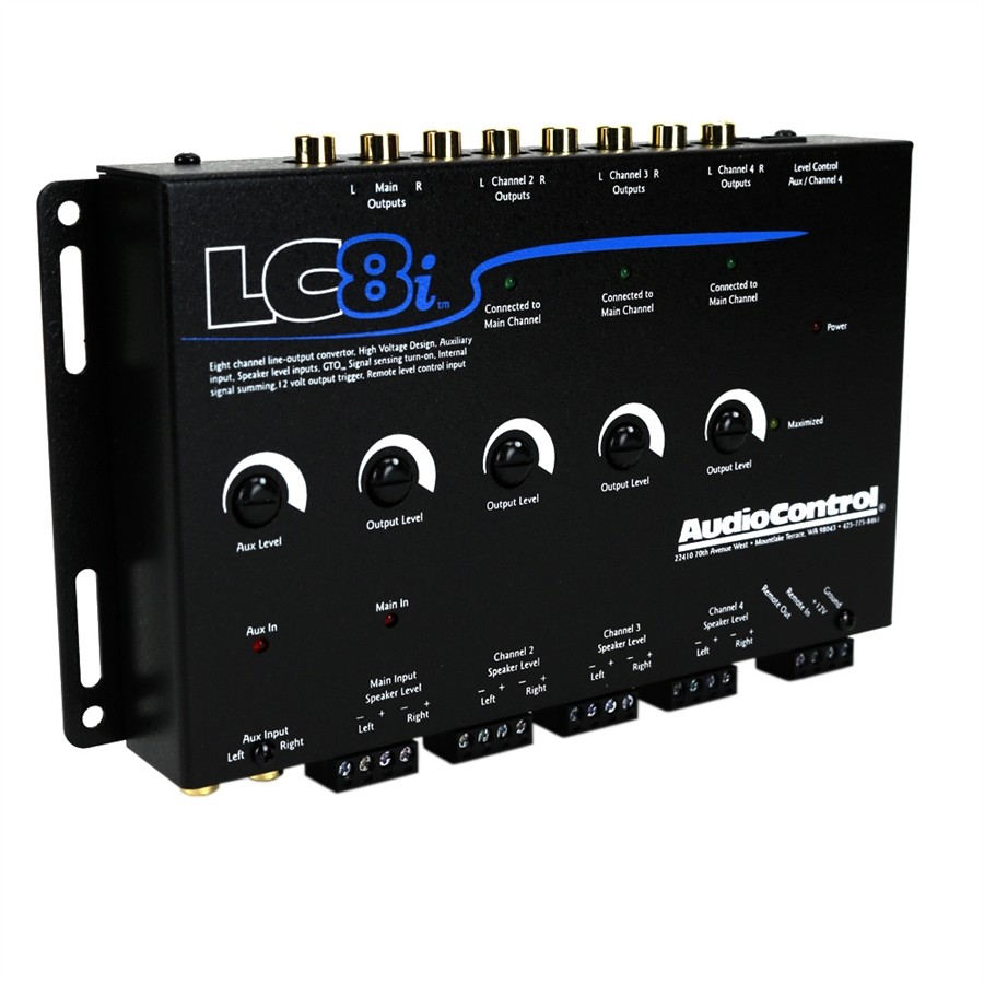 LC8i AUDIO CONTROL / 8 CH LINE OUT CONVERTER / SIGNAL PROCESSOR W/ACR-3