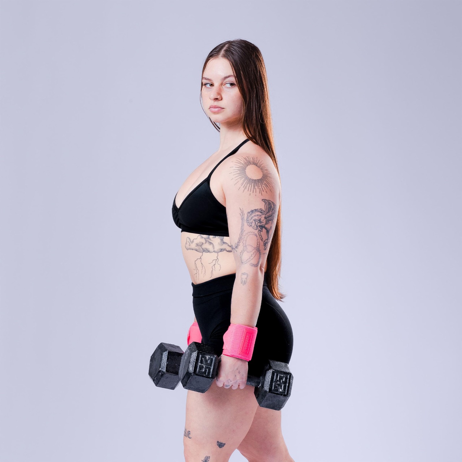 Wrist Wraps for Weightlifting - 19" Wrist Support with Thumb Loop for Bench P...