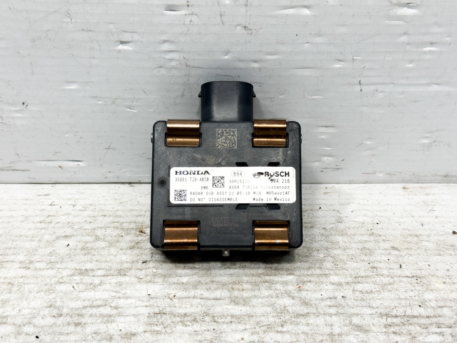 2019 - 2023 ACURA RDX ADAPTIVE CRUISE DISTANCE RADAR SENSOR 36801-TJB-A050 OEM