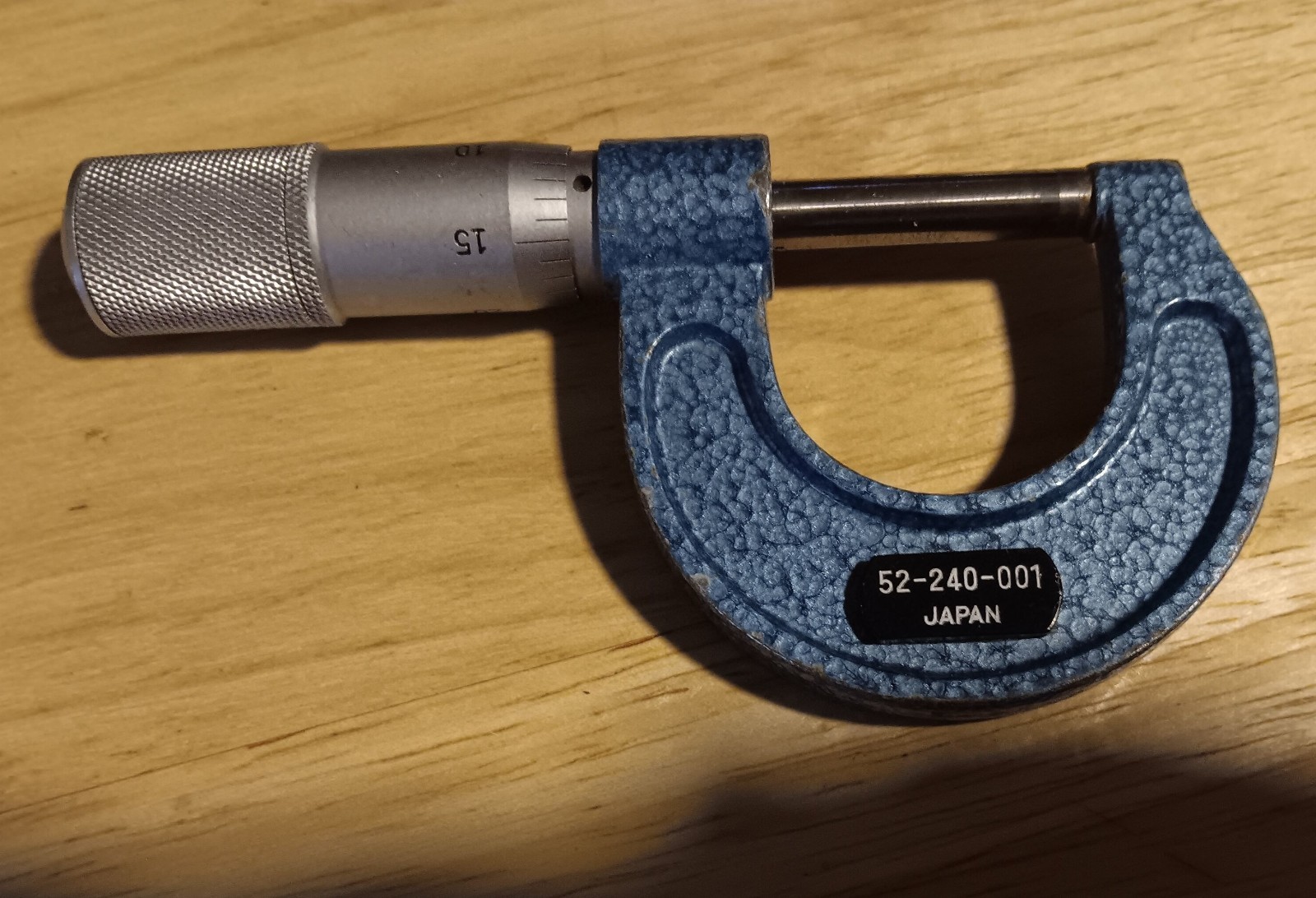 FOWLER Outside Micrometer - 0-1" Range, .0001" Grads, 52-240-001