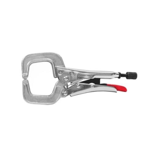 6" Locking C-Clamp, Round Tip, Max Clamping Capacity: 2″ (50 mm), 6.5-Inch