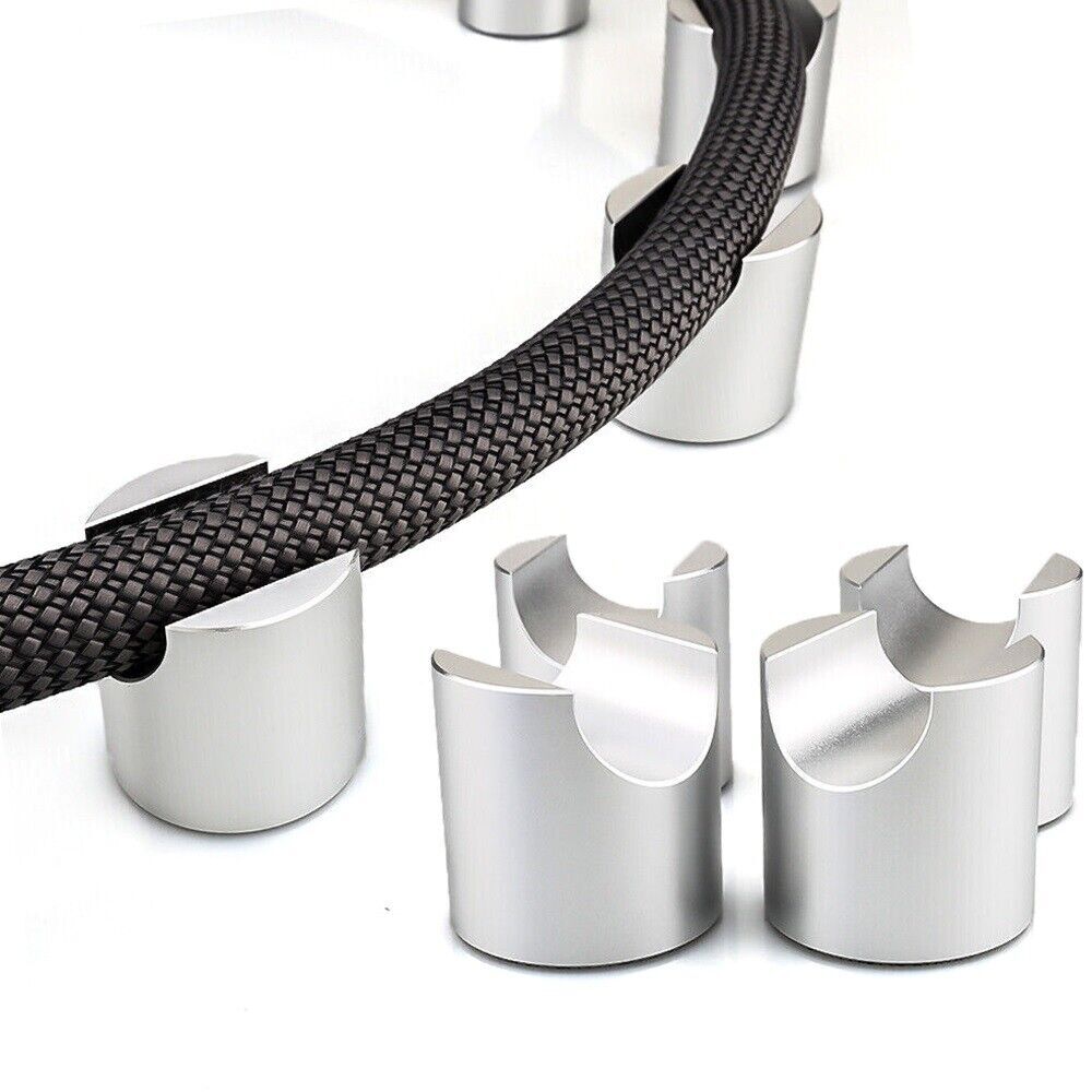 Aluminum Alloy HiFi Audio Wire Bracket Line Anti-Shock Pad Cable Stand Holder