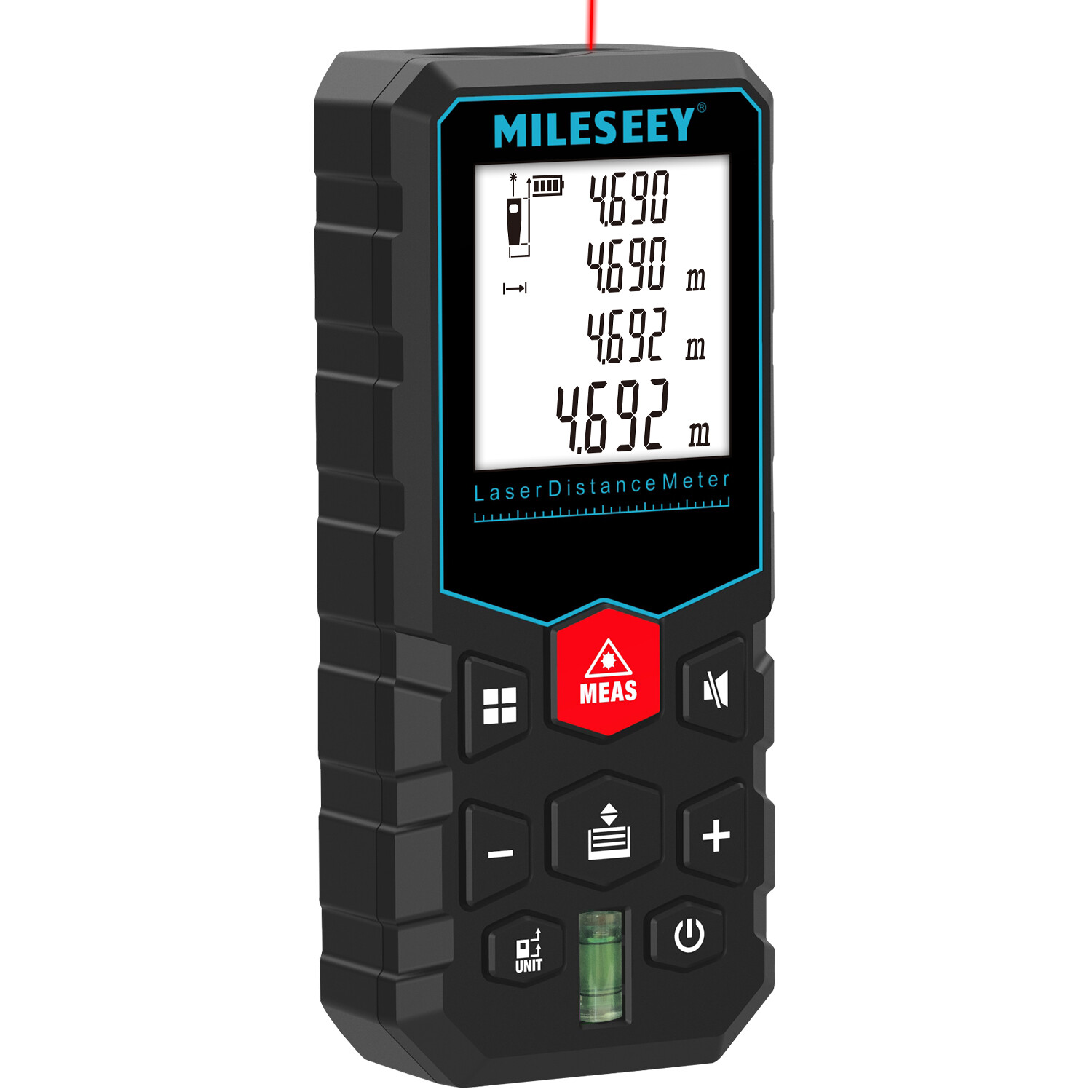 Mileseey 165 Ft Lazer Measuring Tool with Unit Switch Pythagorean Mode