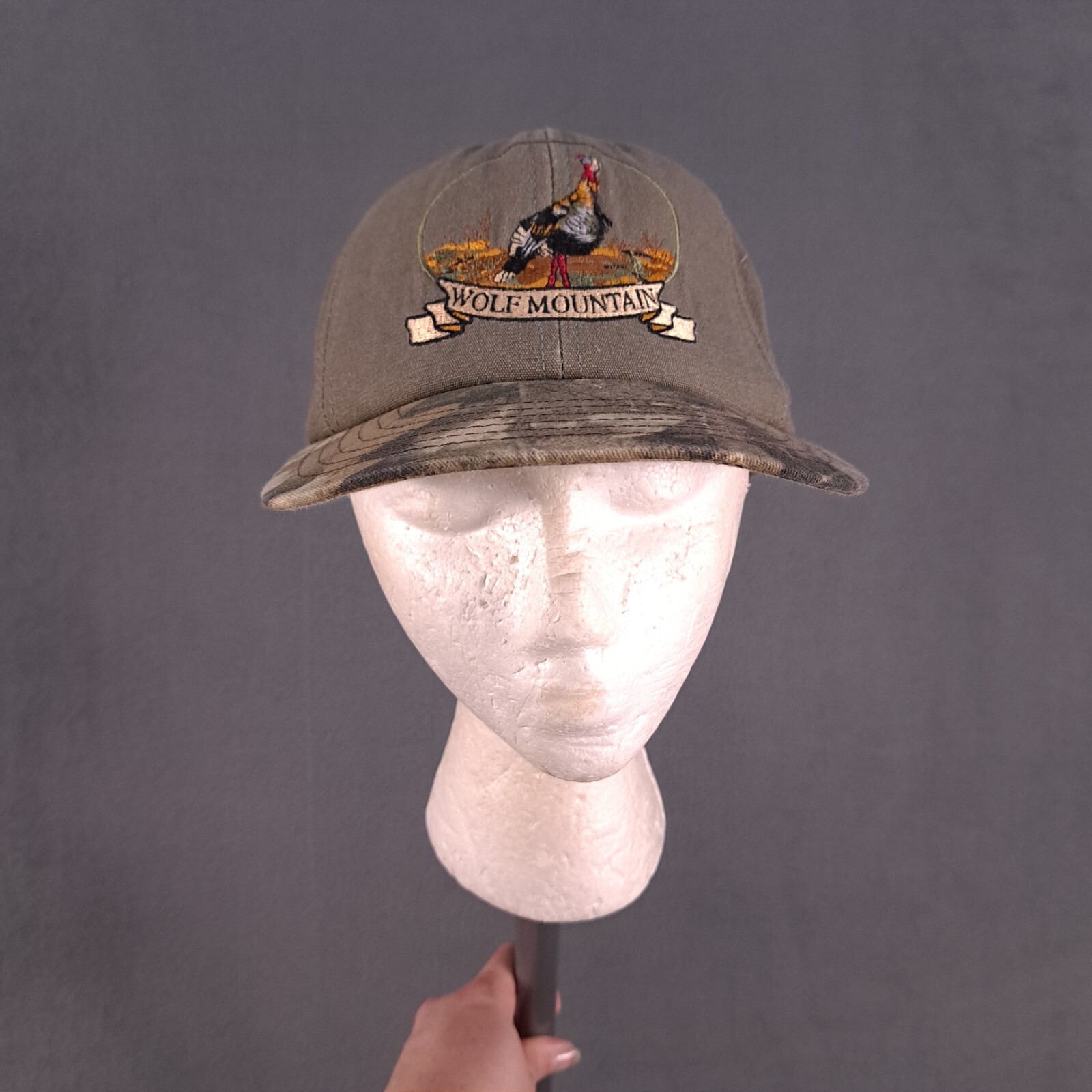 Hunting Wear by Key Snapback Hat Mens One Size Camouflage Wolf Mountain Turkey