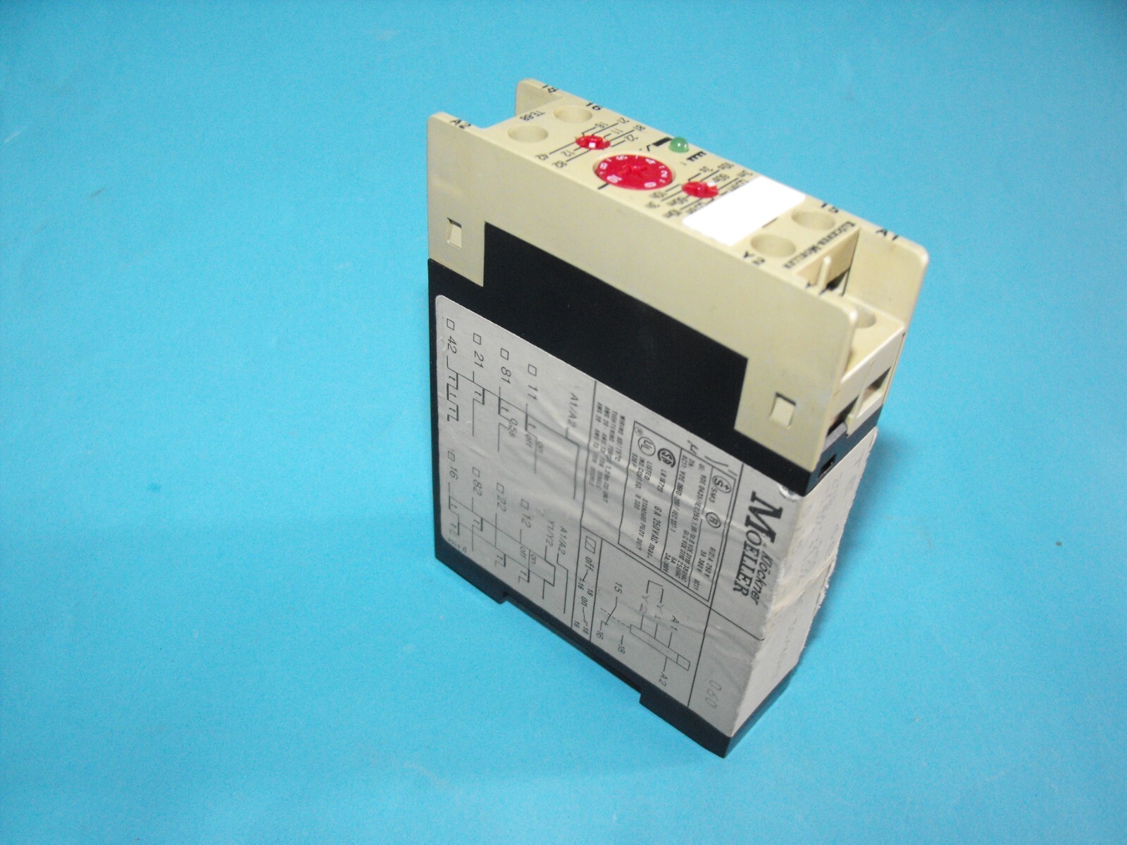KLOCKNER MOELLER TE-68.Time Relay Multifunction 250VAC 6A.0,15s...10h.USED