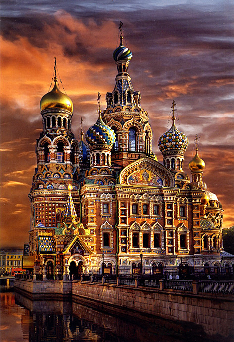 Chart Needlework Embroidery DIY Counted Cross Stitch Pattern - St. Petersburg