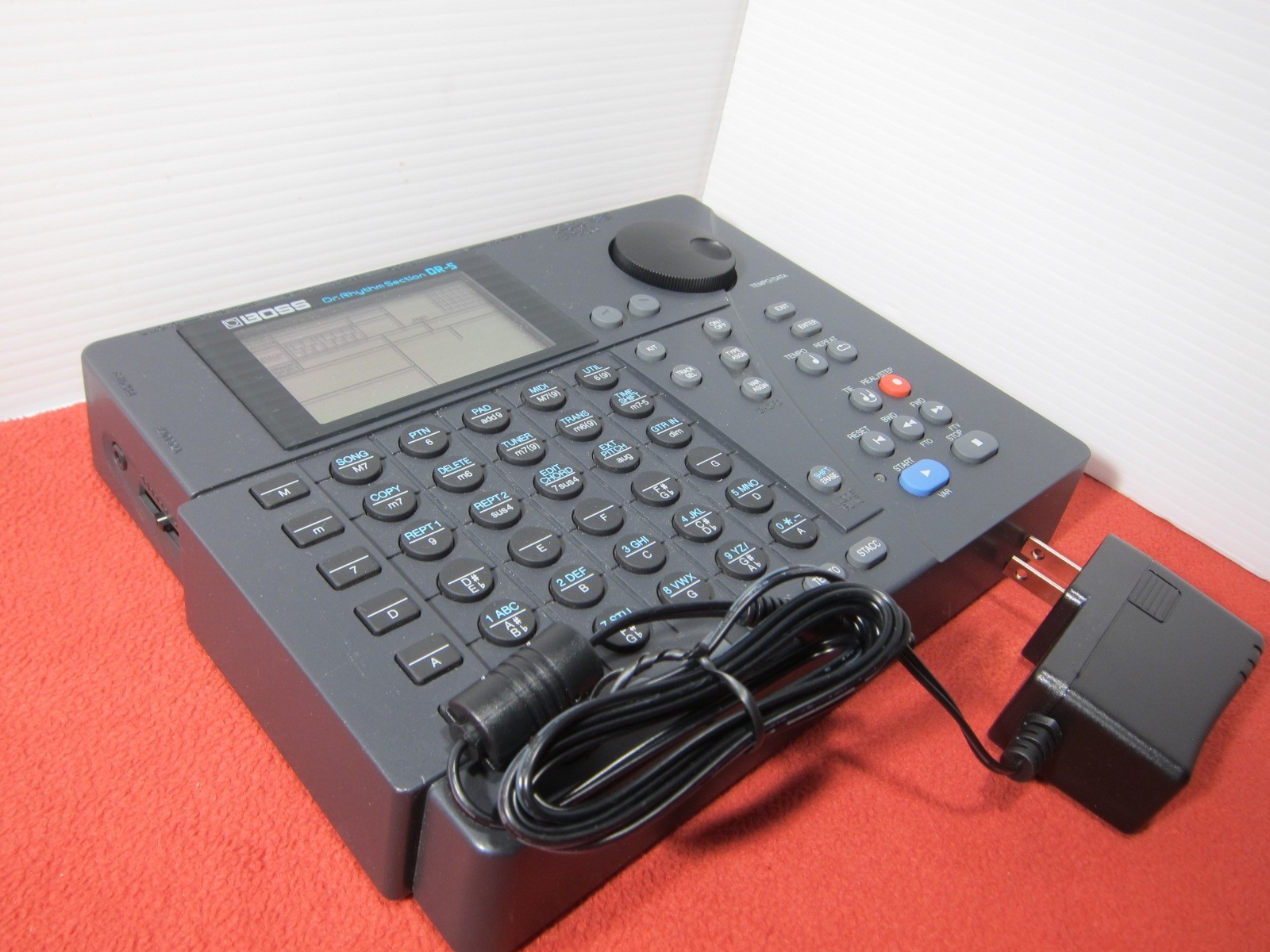Excellent Boss DR-5 Dr. Rhythm Drum Machine New Tested MIJ w/ Power Supply