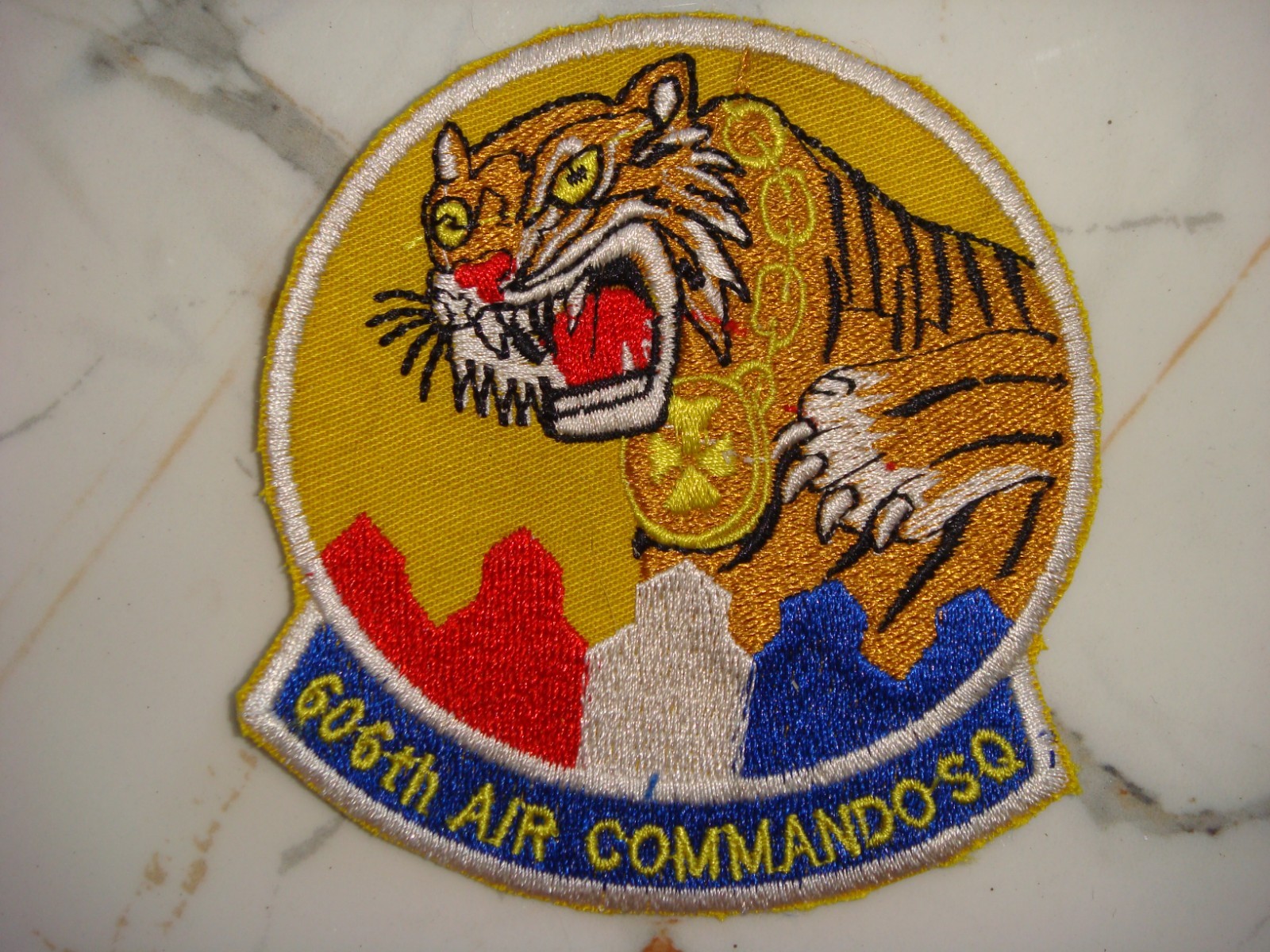 US 606th AIR COMMANDO SQ AT NAKHON PHANOM RTAFB THAILAND, VIETNAM WAR PATCH