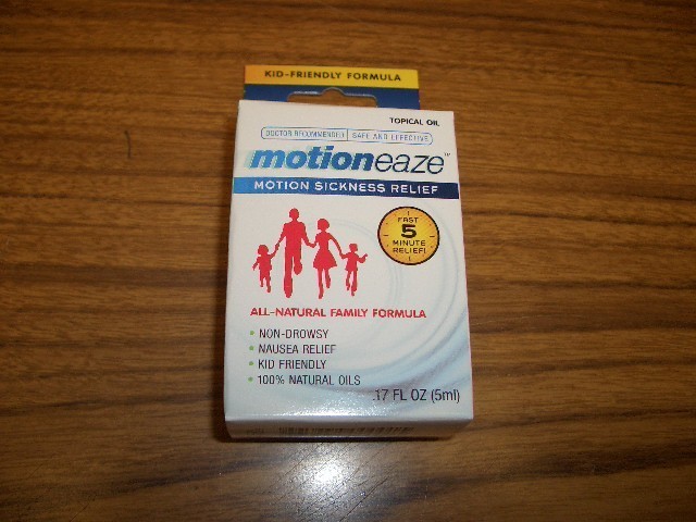 MotionEaze Motion Sickness Relief  All Natural Family Formula .17 fl oz Exp 7/26