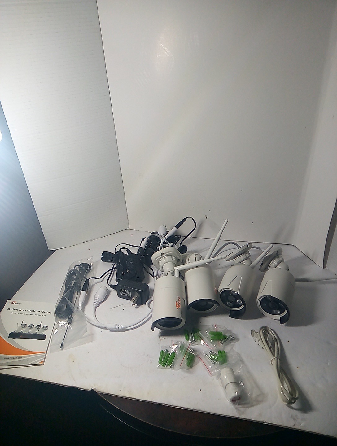 RSEE Wireless Surveillance System Cameras With Adapters
