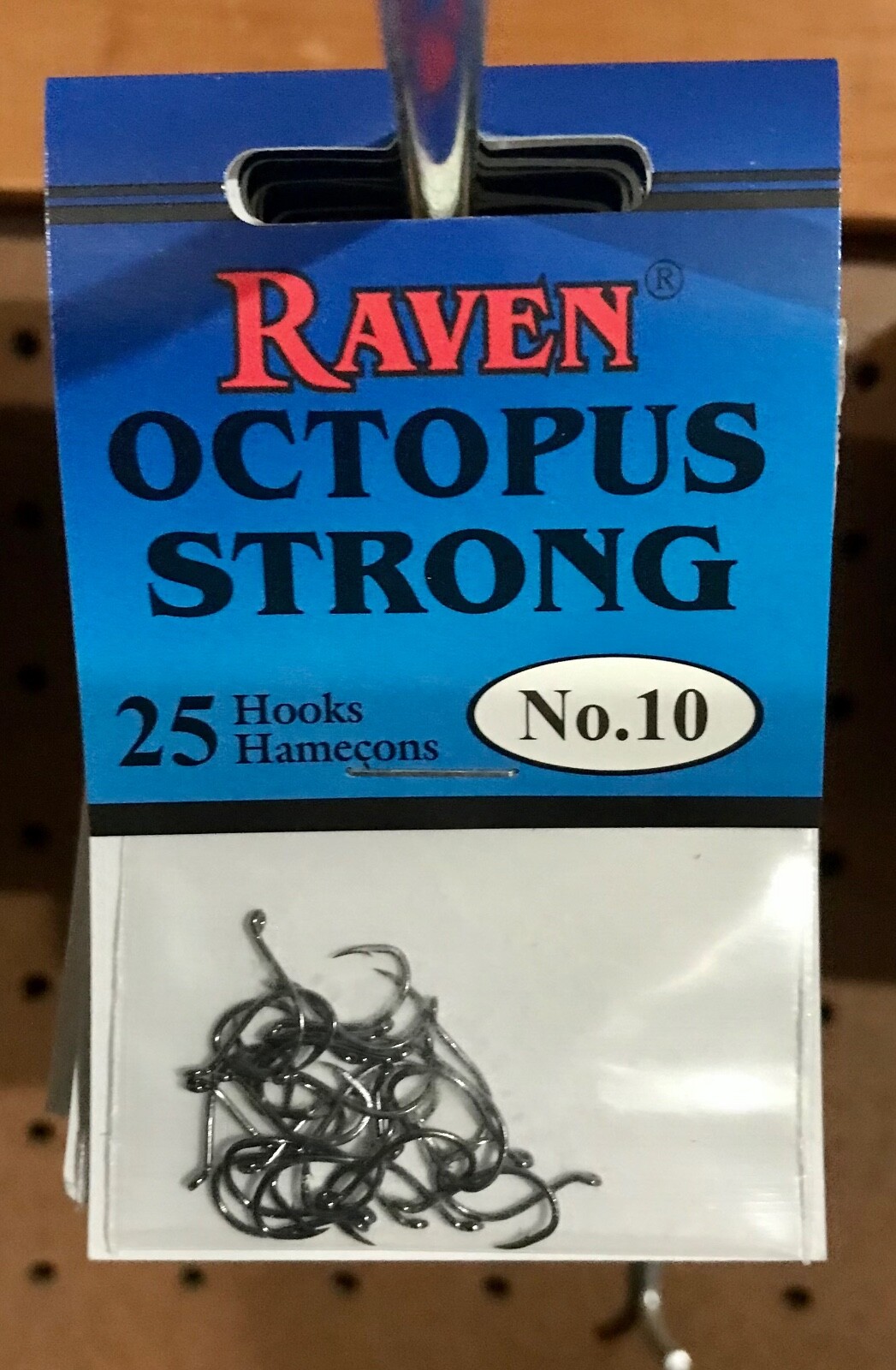 Raven Octopus  Hooks, One 25 Pack, Size # 12